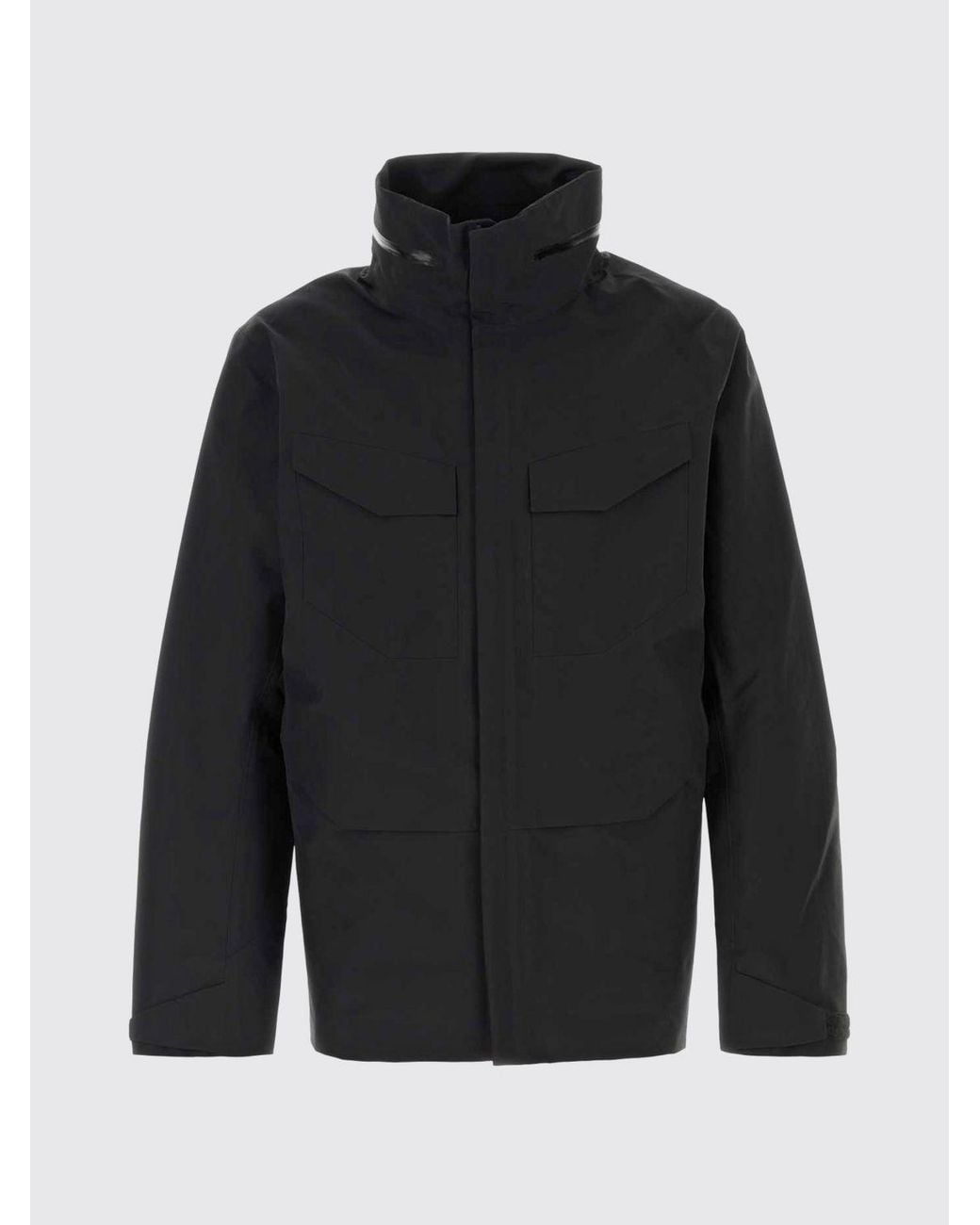 Veilance Blue Field High-Neck Gore-Tex Jacket With Patch Pockets for men