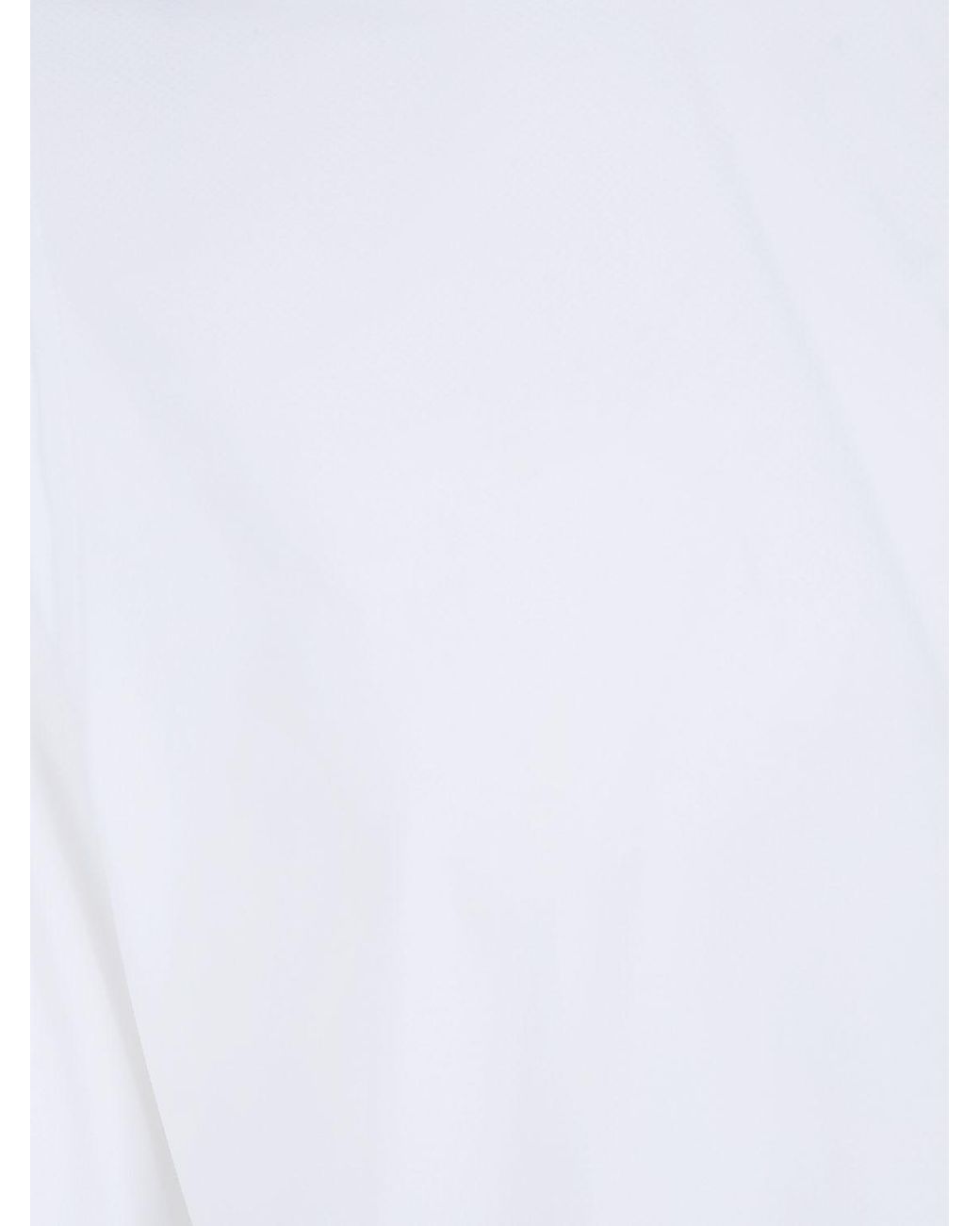 Rrd White Slim Fit Technical Polyamide Long-Sleeved Shirt for men