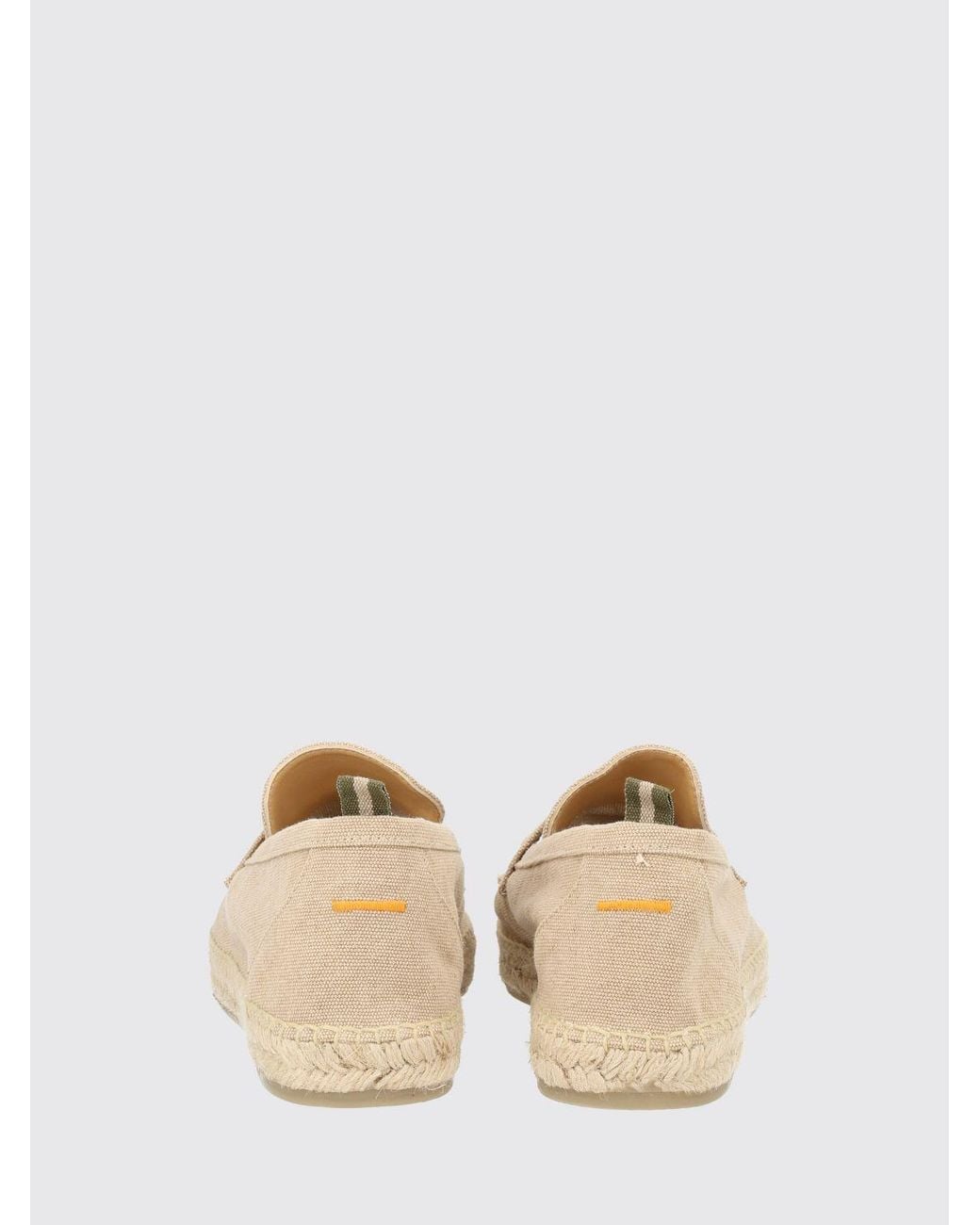 Castaner Natural Nacho Cotton Canvas Espadrilles For With Rubber Sole for men
