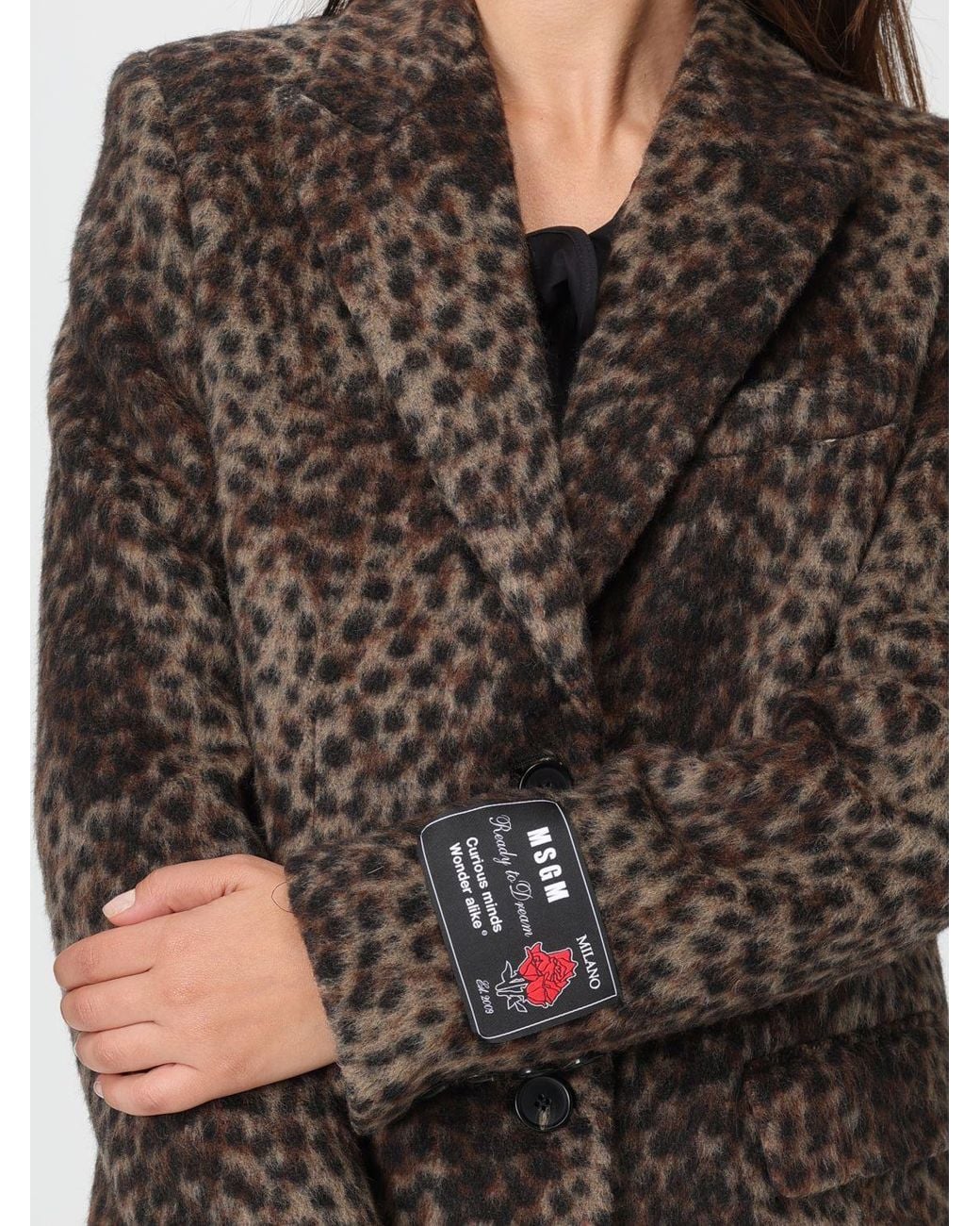 Abrigo Mujer MSGM de color Brown