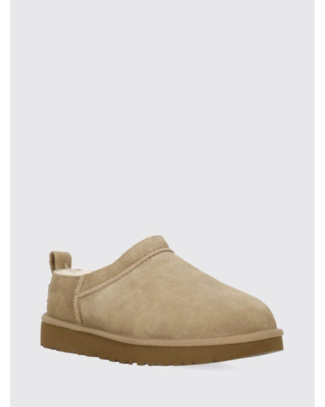 Ugg White Classic Micro Water-Repellent Suede Platform Ankle Boots