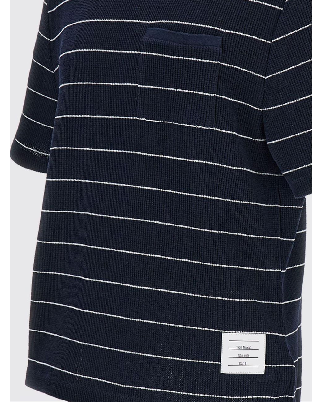 Thom Browne Blue T-Shirt for men