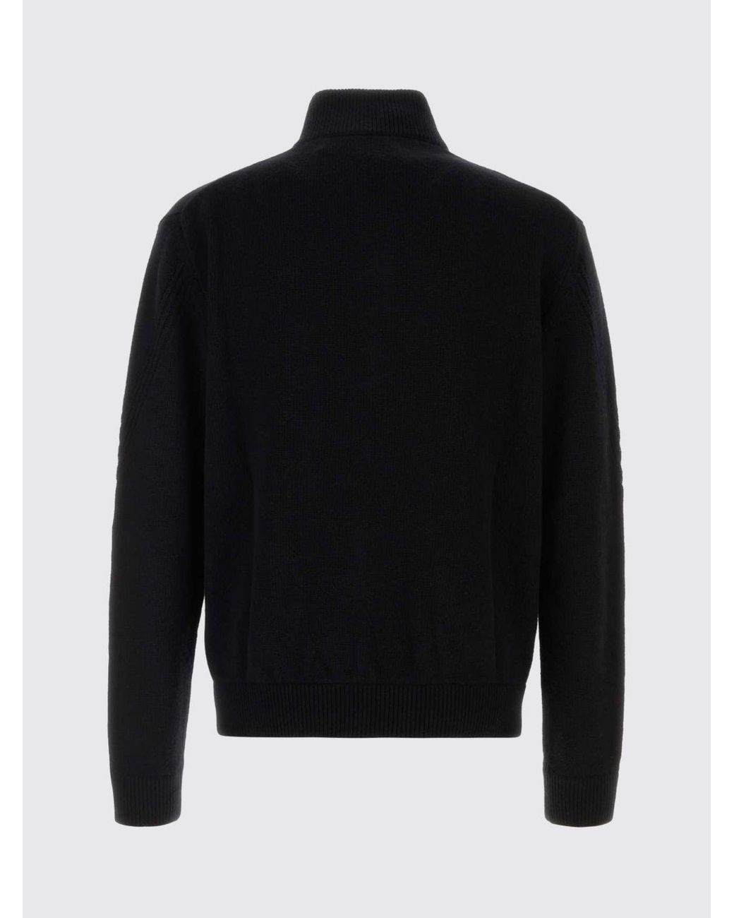 Givenchy Blue Zip-Up Turtleneck Cardigan for men