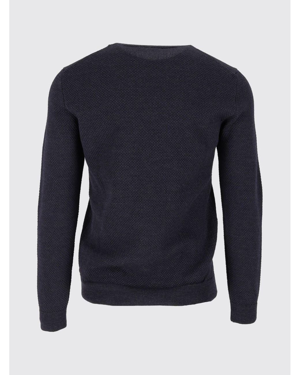 Slowear Blue Crew Neck Jumper for men