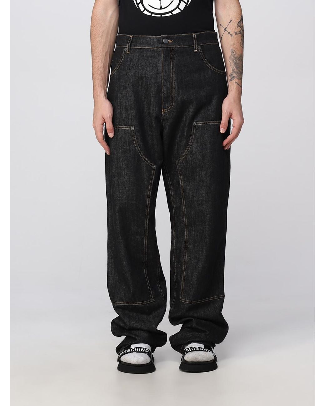 Moschino Couture Black Jeans for men