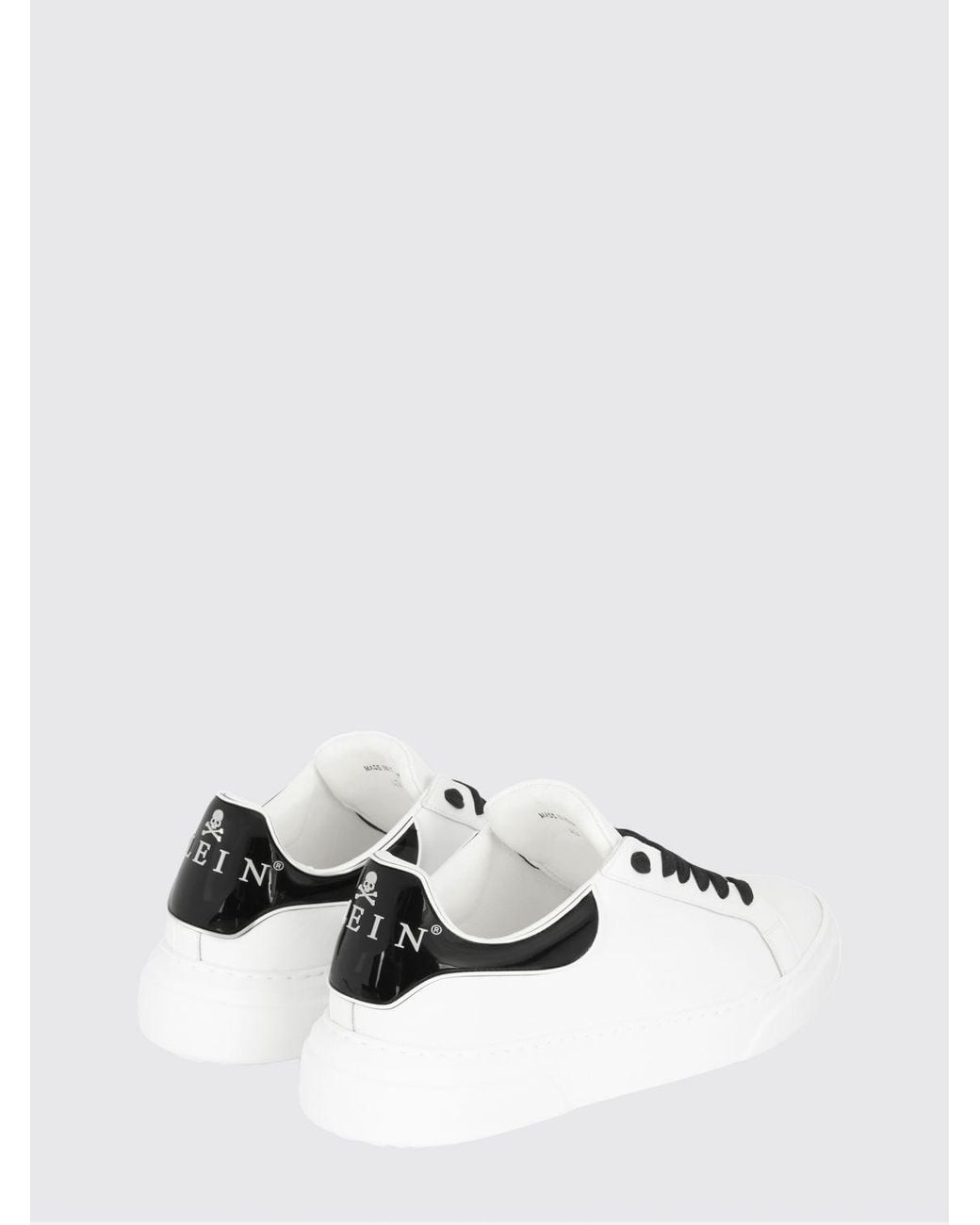 Philipp Plein White Low-Top Trainers for men