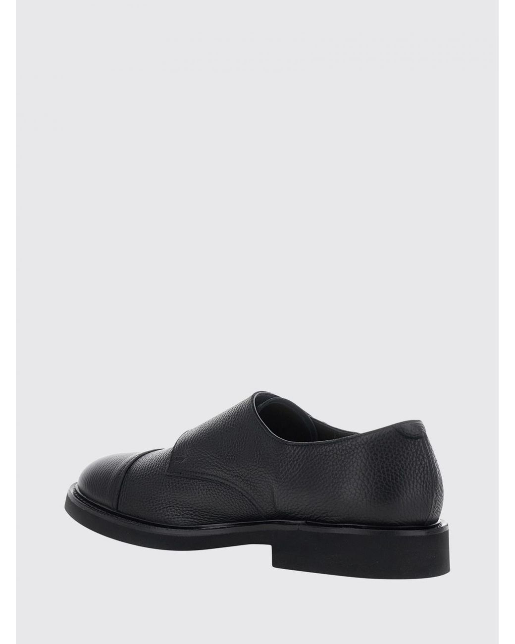 Doucal's White Double Buckle Monk Strap Shoes for men