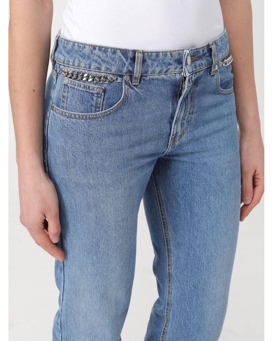 Stella McCartney Blue Straight Fit Jeans