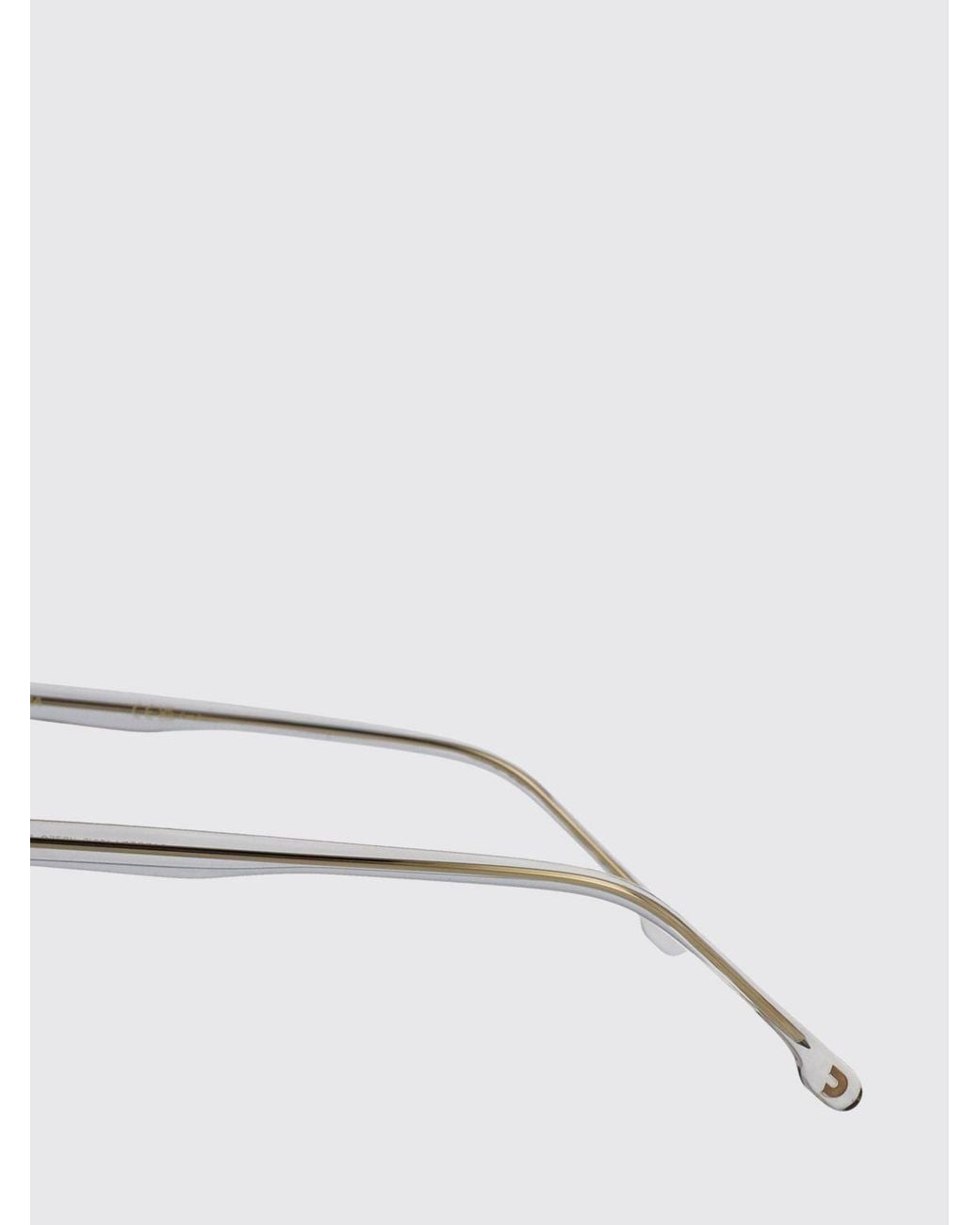 Carrera White Aviator Acetate Sunglasses With Double Bridge And Smoked Lenses for men