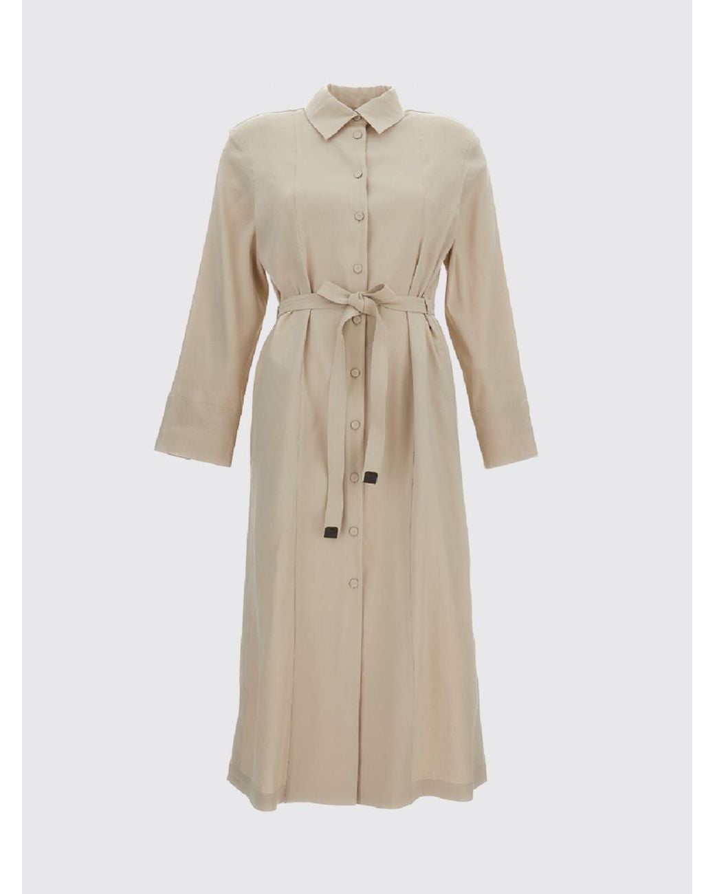 Max Mara Natural Nordica Chemisier Dress