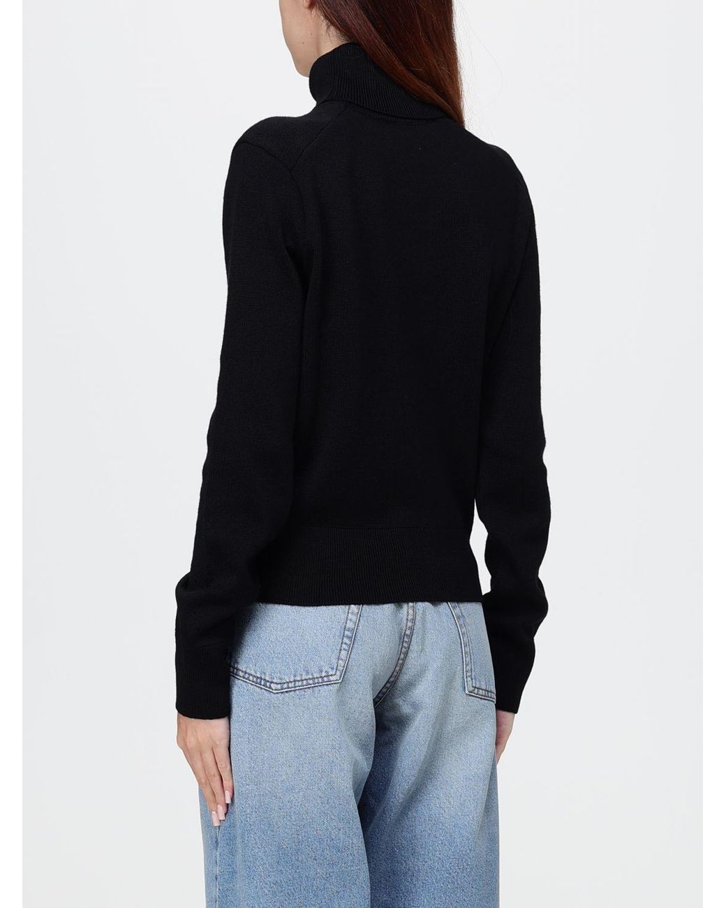 Pull À Col Roulé En Laine Avec Logo Ami De Coeur Brodé AMI en coloris Black