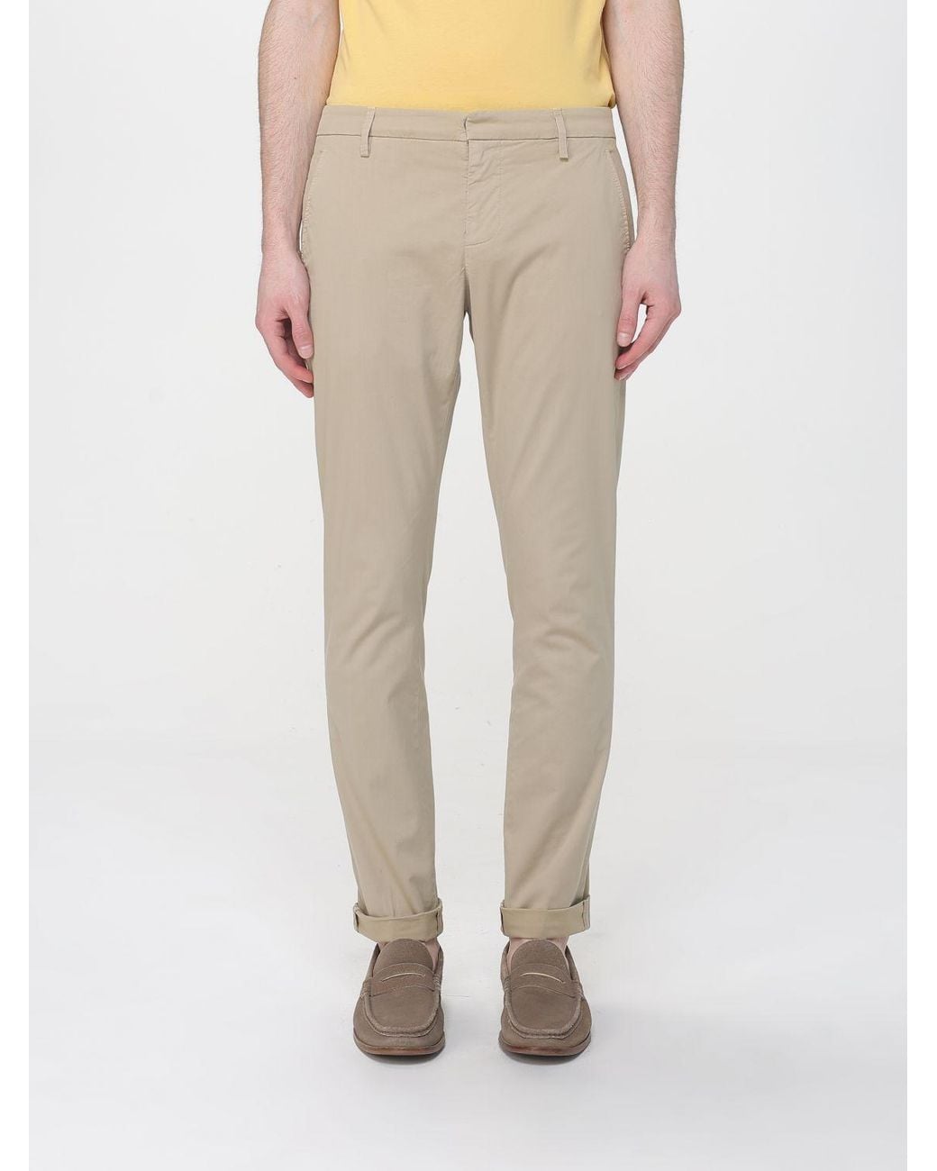 Dondup Natural Stretch Cotton Chino Trousers for men