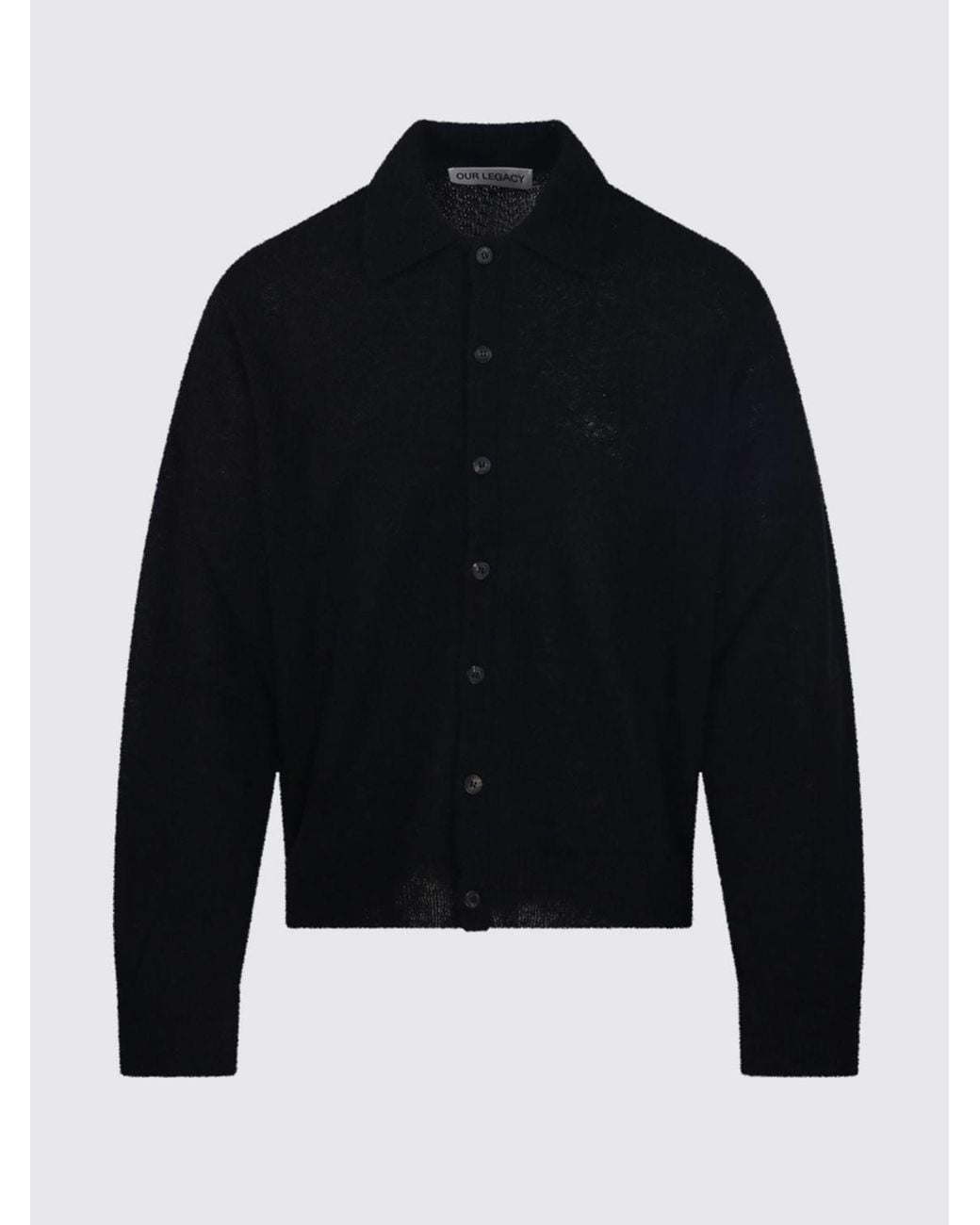 Our Legacy Blue Polo Cardigan for men