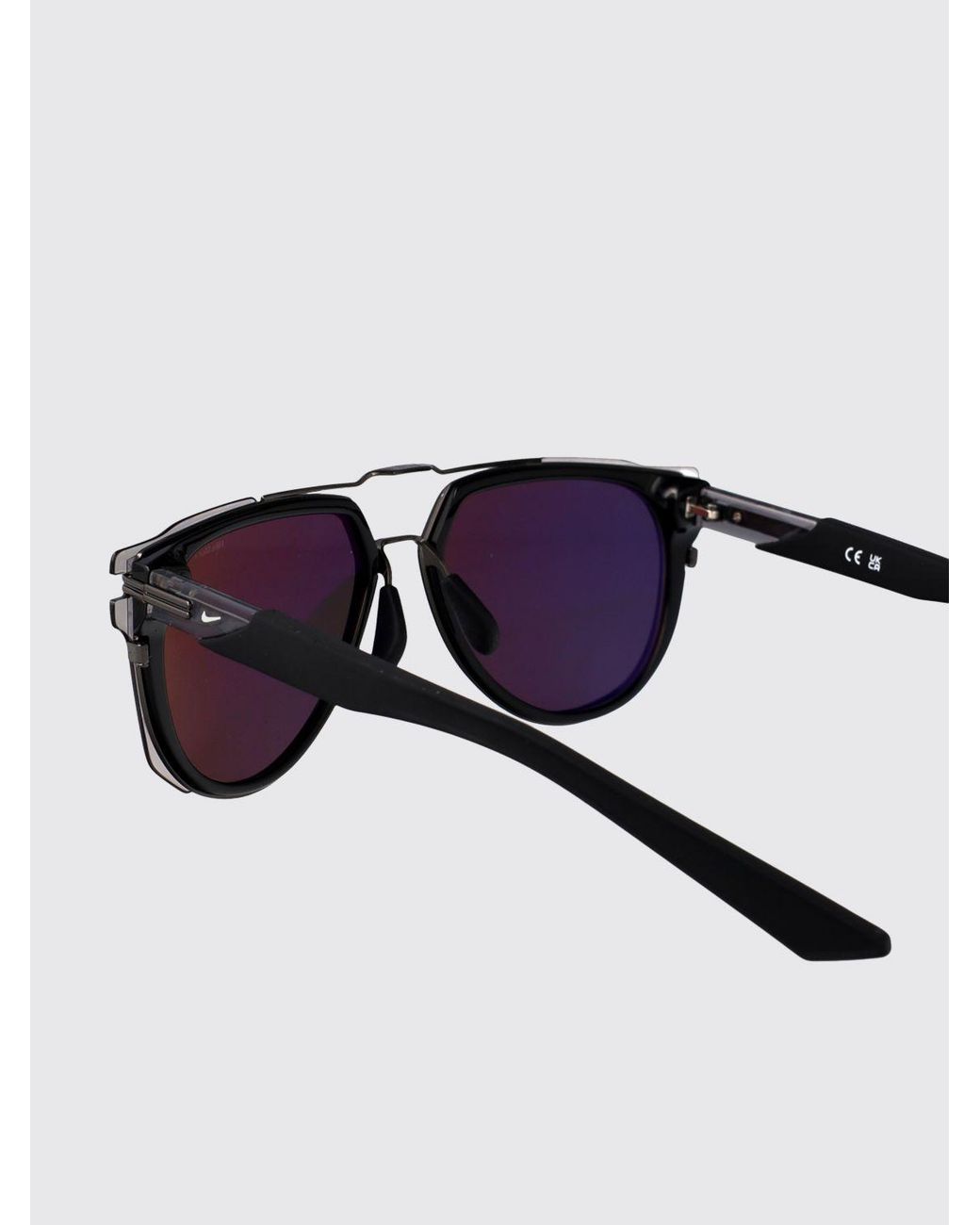 Nike Black City Aviator Acetate Sunglasses for men