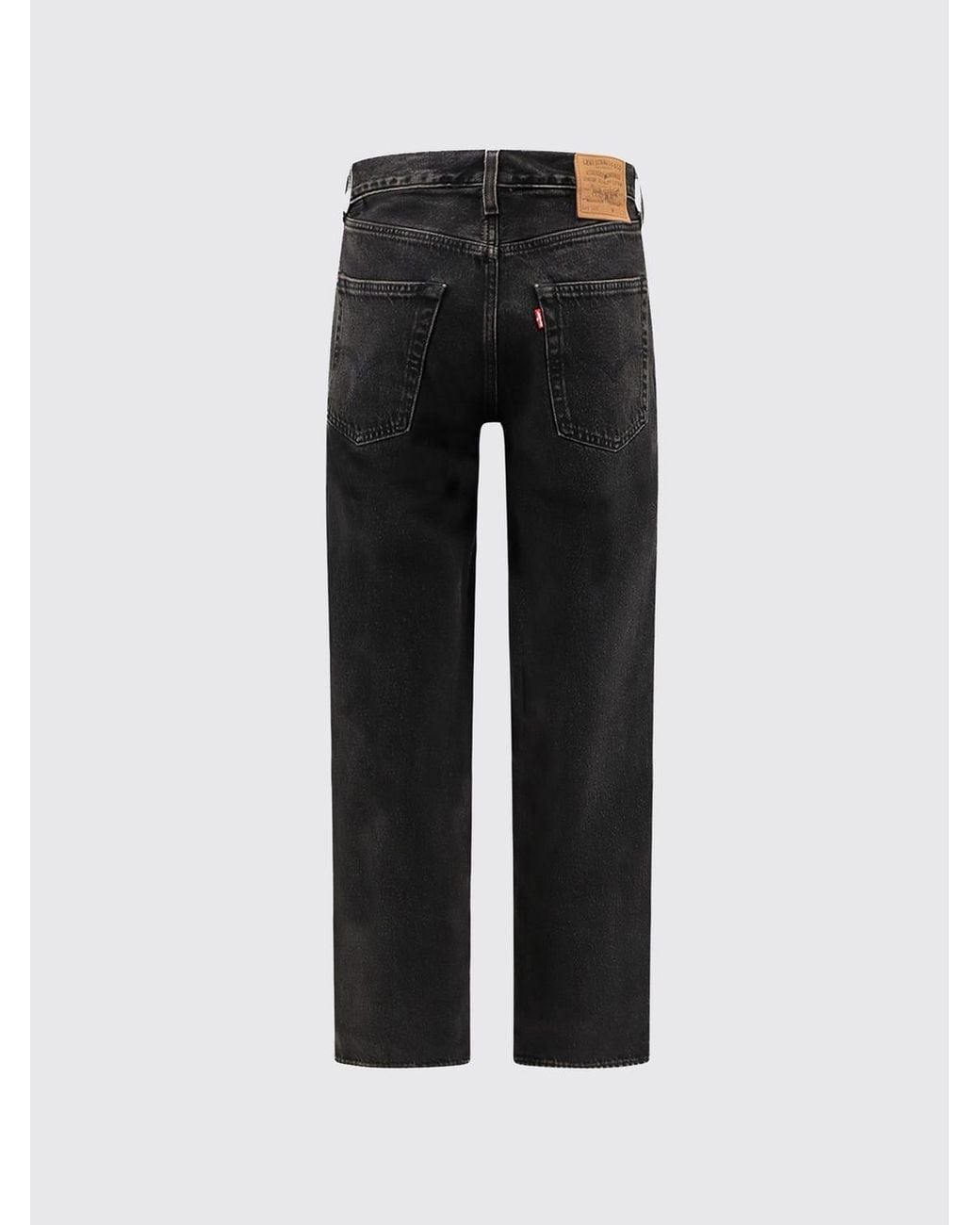 Levi's Black 568 Straight Leg Jeans for men