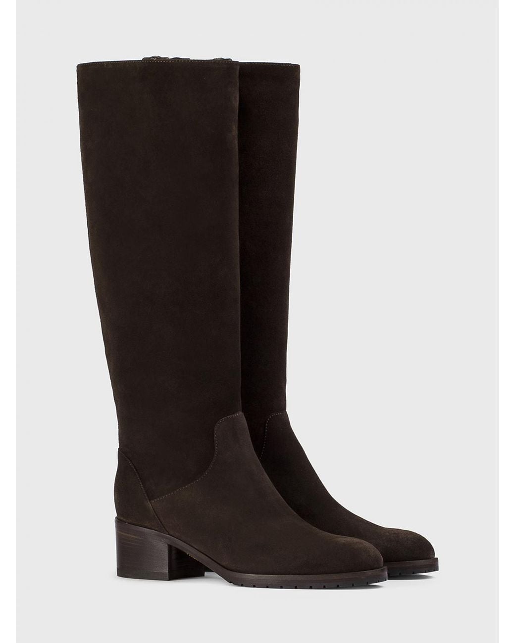 Doucal's Black Wildleder-Stiefel
