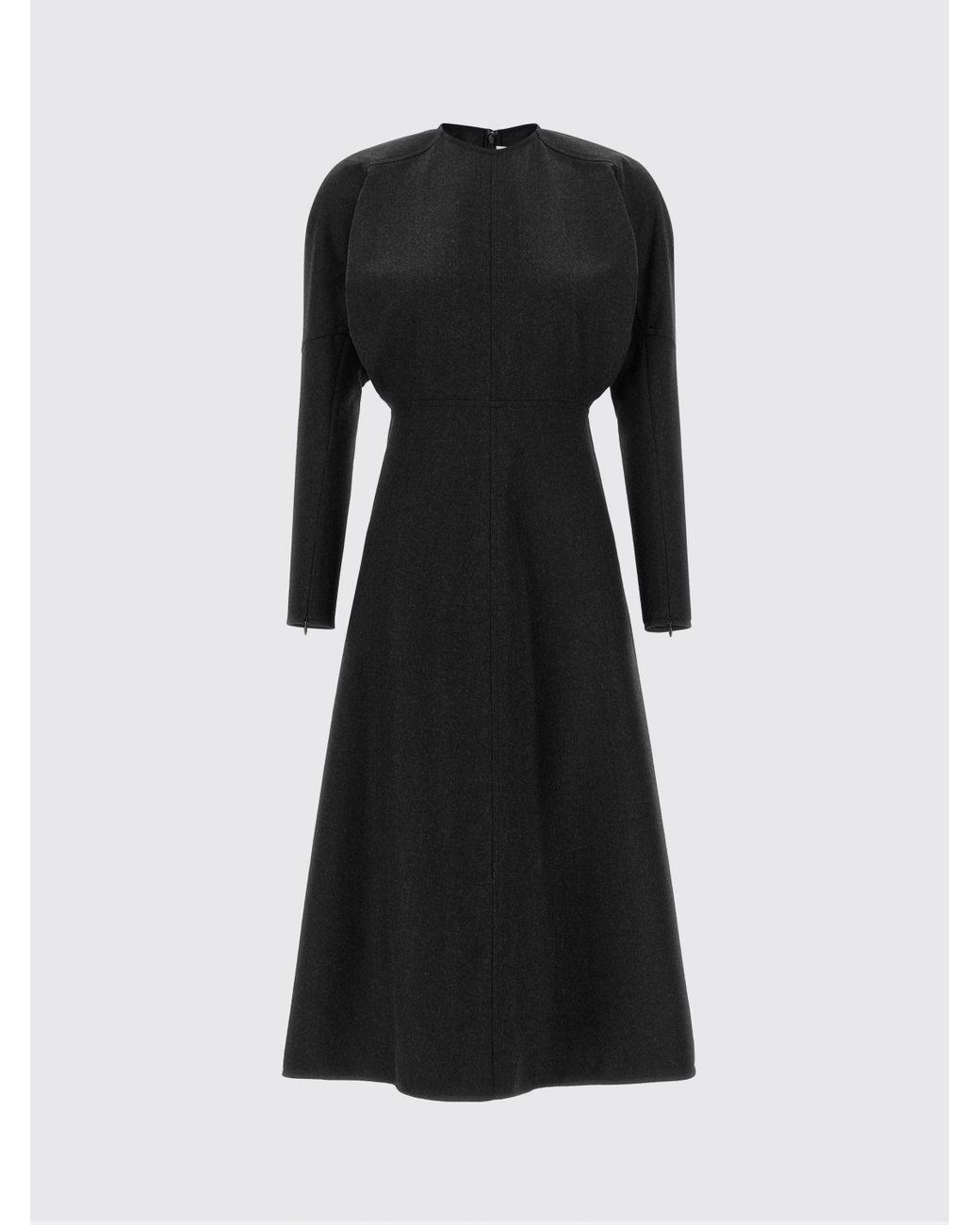 Victoria Beckham Blue Dolman Midi Dress
