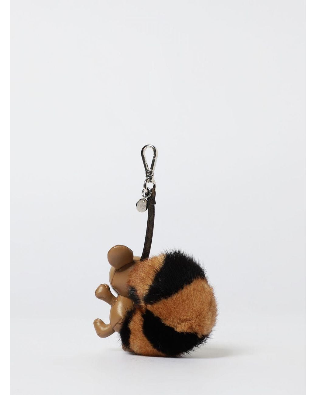 Fendi White Keyring for men