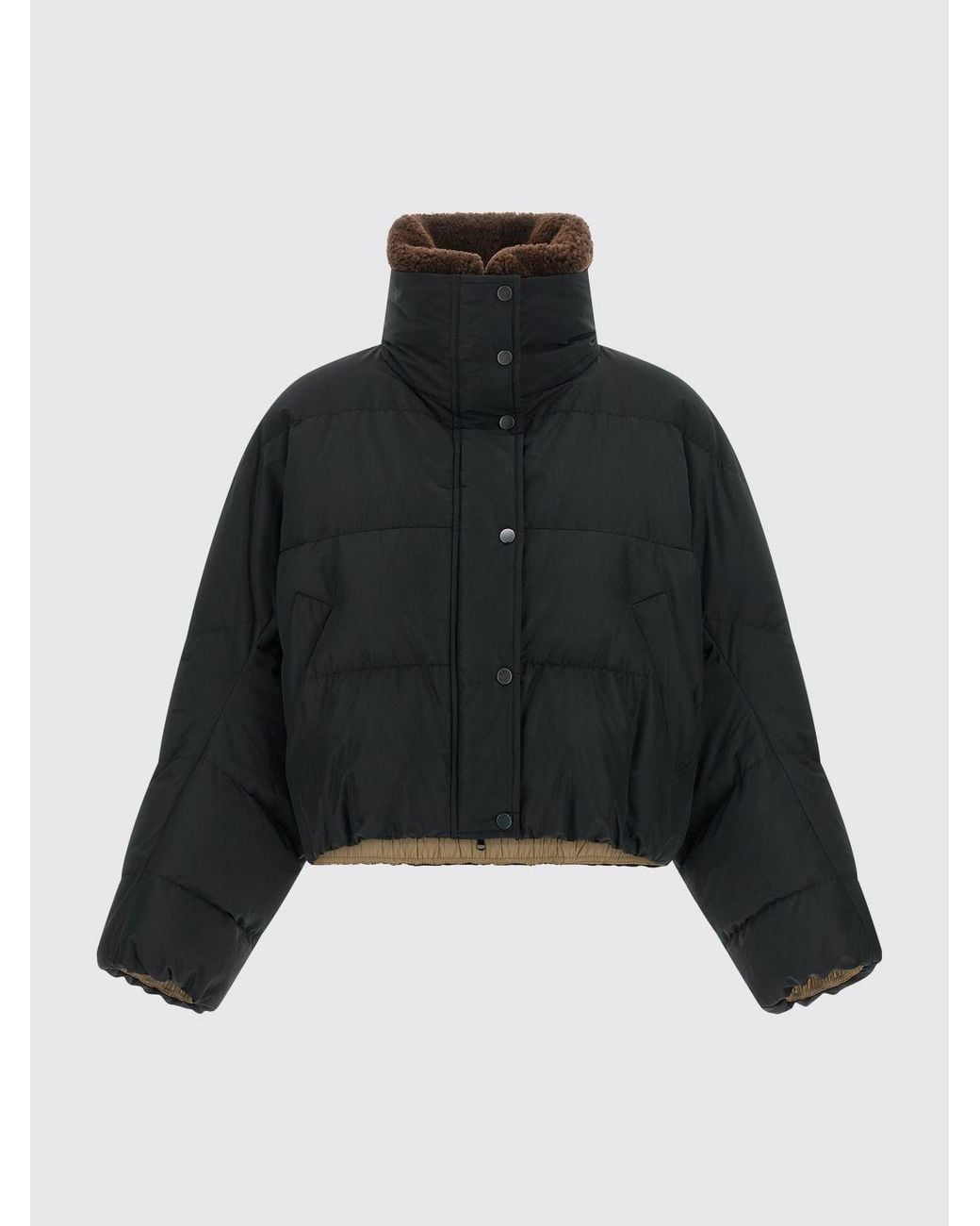 Brunello Cucinelli Blue Short Quilted Down Jacket