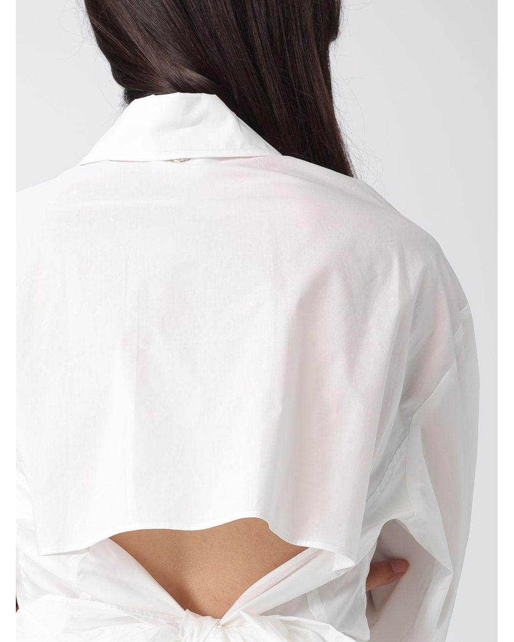 Liu Jo White Cut-Out Shirt