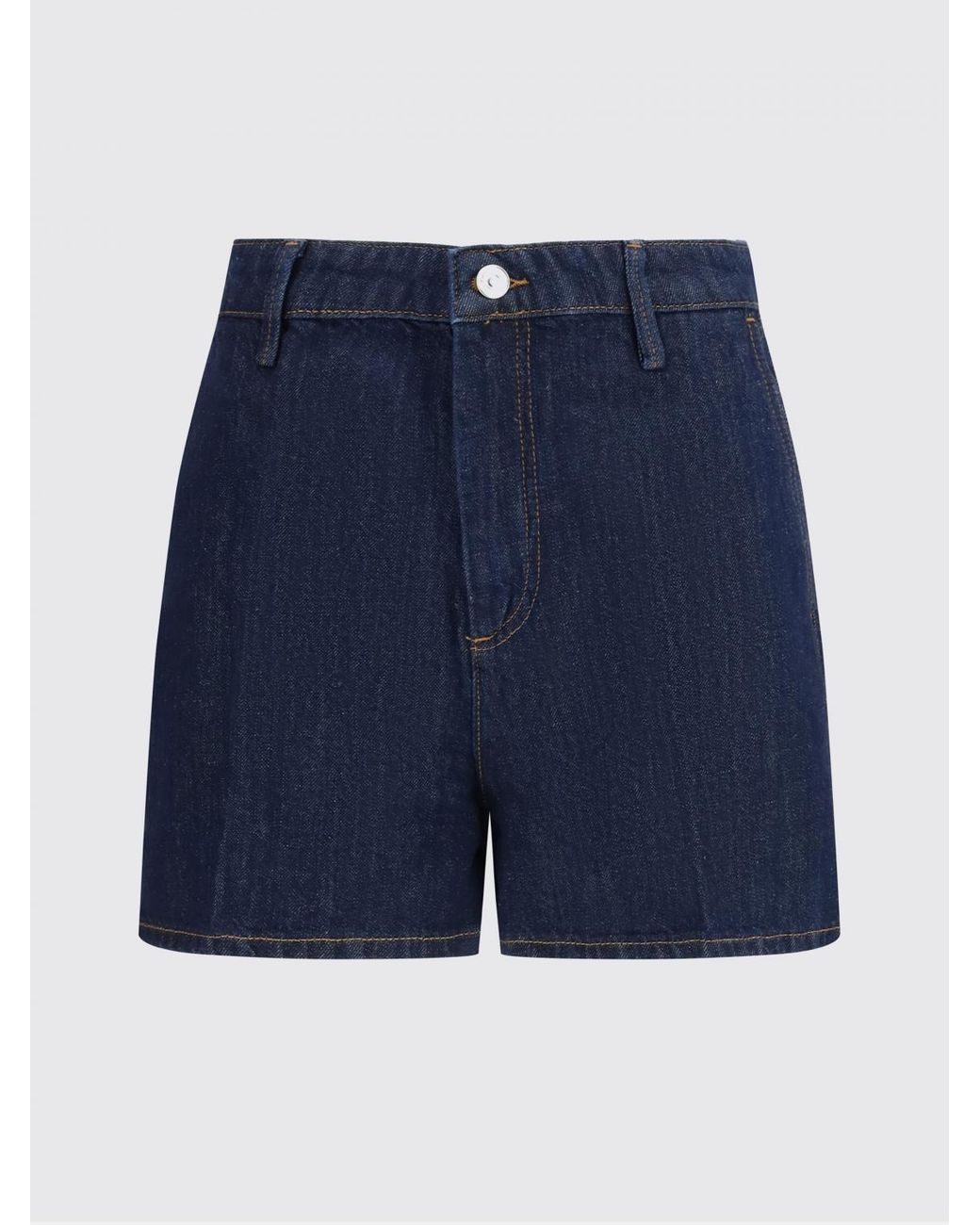 7 For All Mankind Blue Denim Shorts