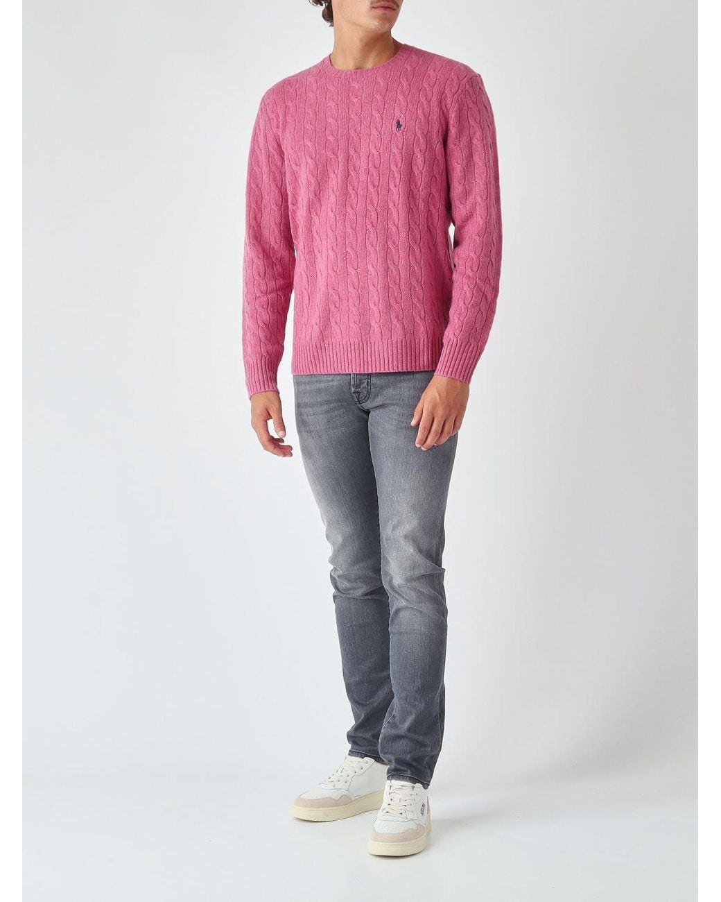 Polo Ralph Lauren Red Crewneck Jumper for men
