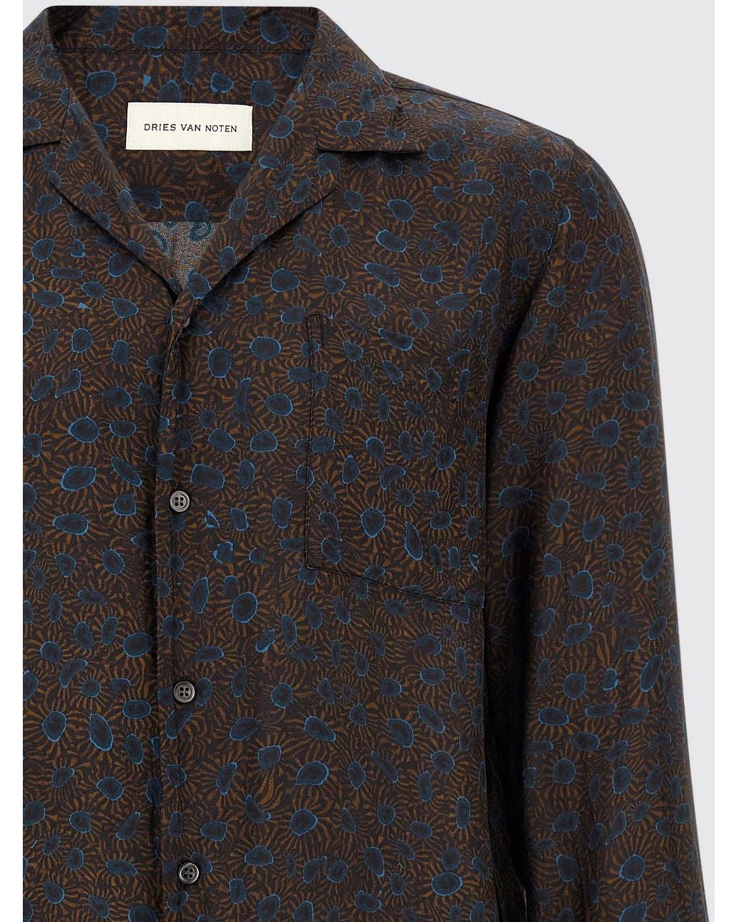 Dries Van Noten Blue Shirt for men