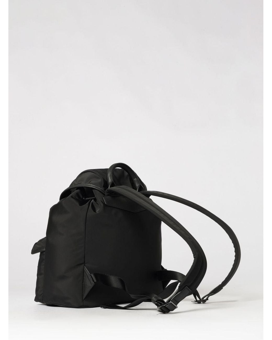 Emporio Armani Black Backpack for men