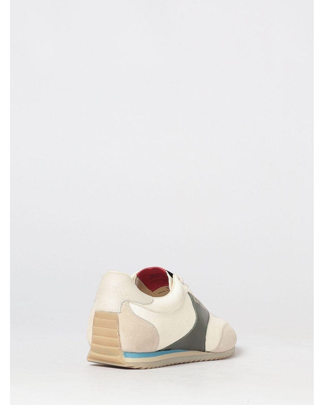Paul Smith Natural Chilly Bicolor Leather And Suede Low-Top Sneakers for men