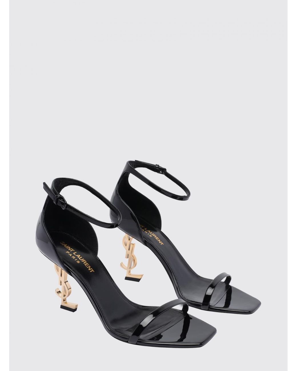 Saint Laurent White Heeled Sandals