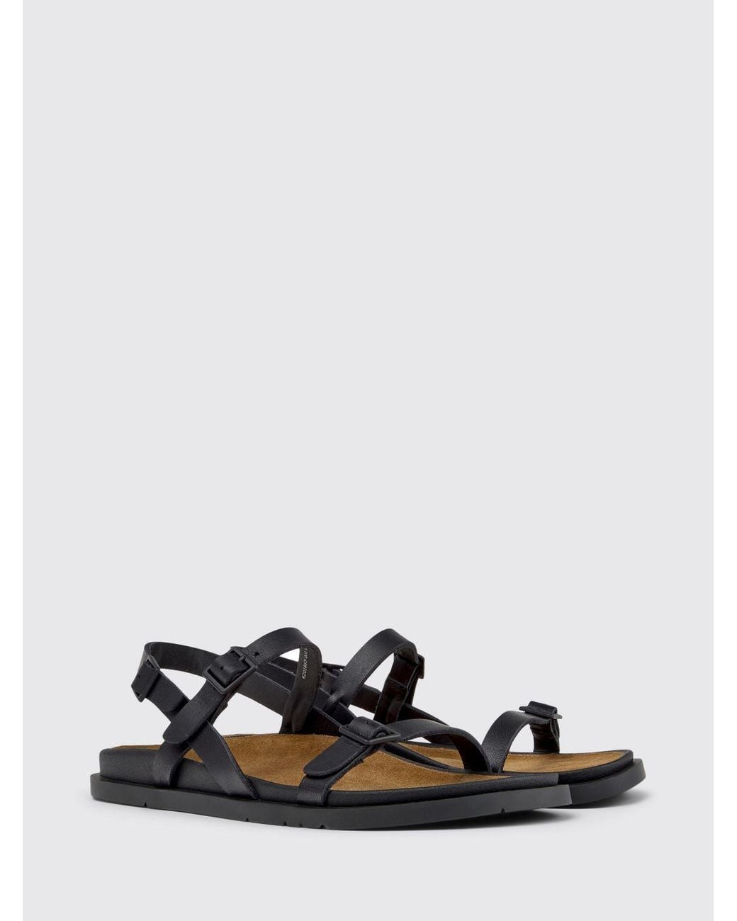 Camper White Flat Sandal