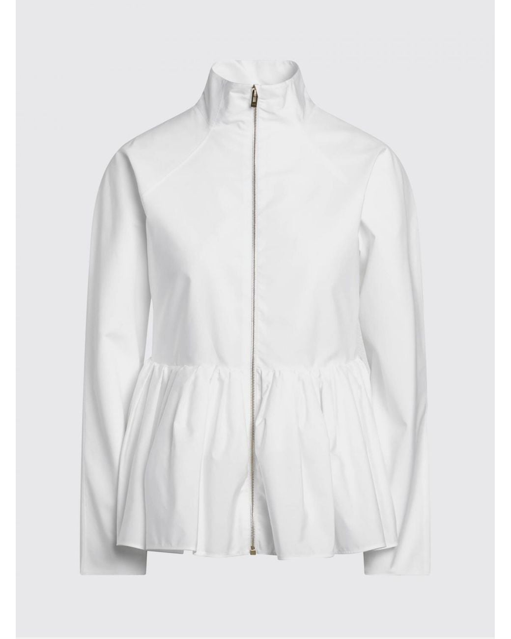 Chaqueta De Popelina De Algodón Alaïa de color White