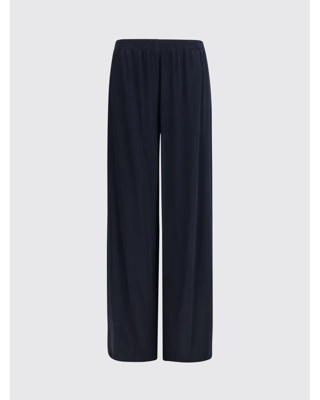 Fabiana Filippi Blue Satin Palazzo Trousers