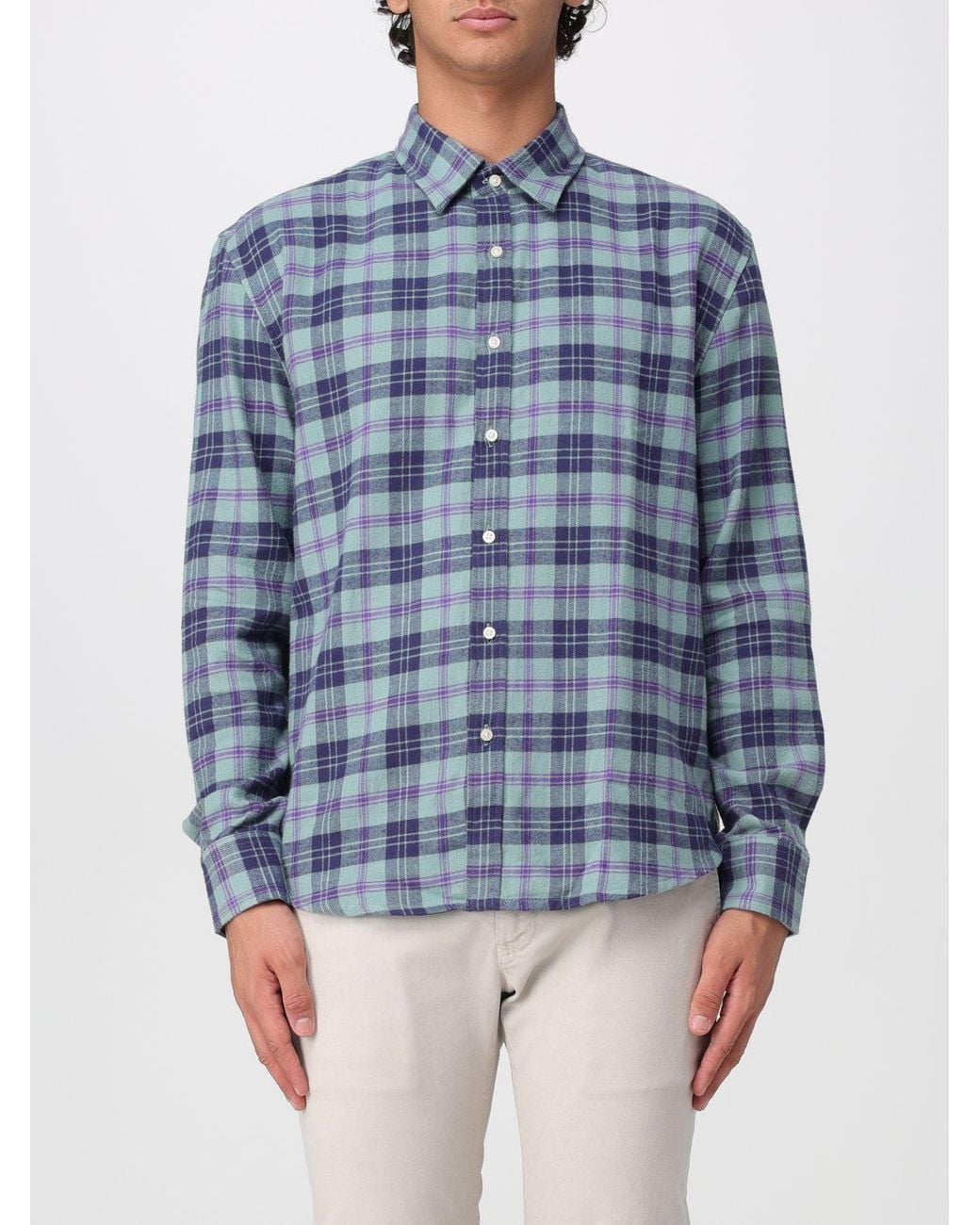 La Martina Blue Shirt for men