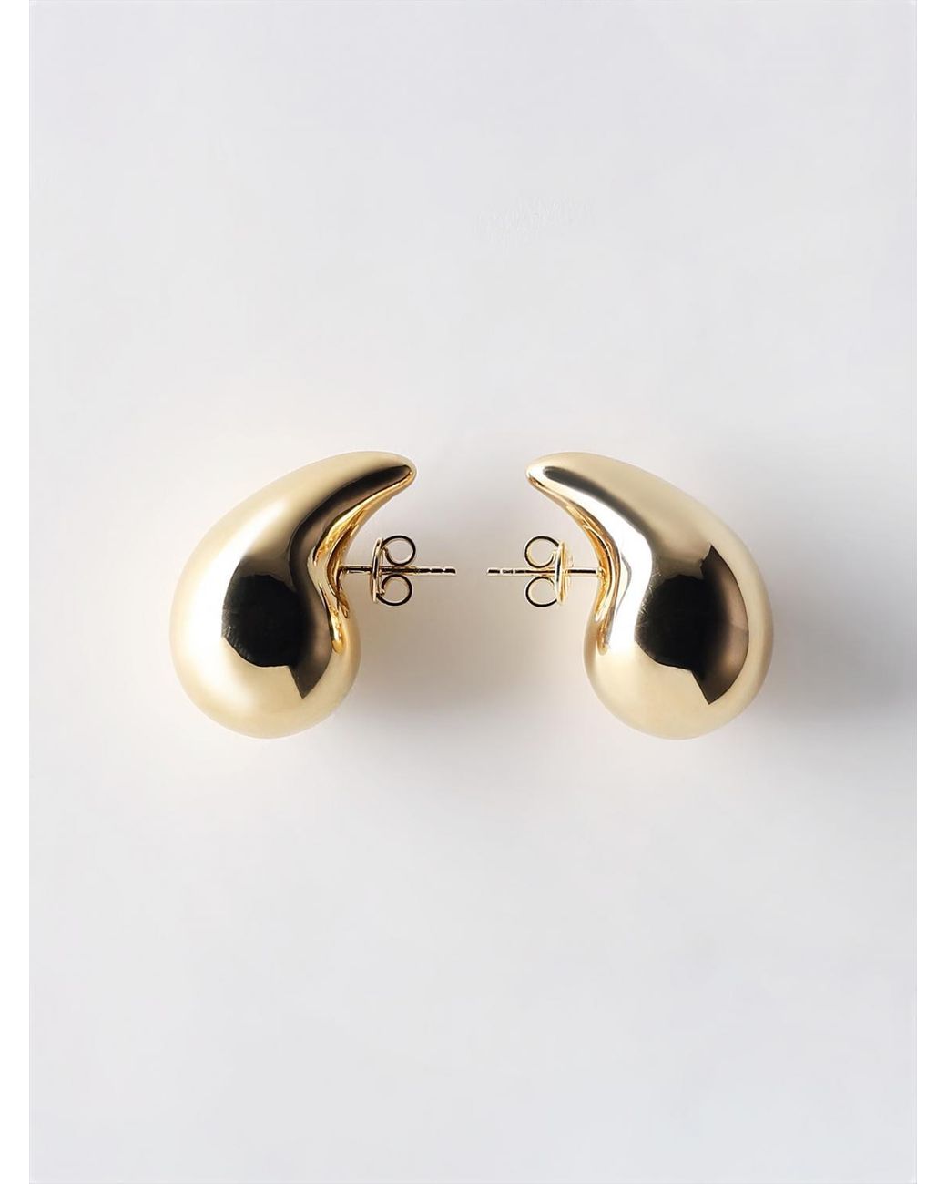 Bottega Veneta Metallic Drop Earrings