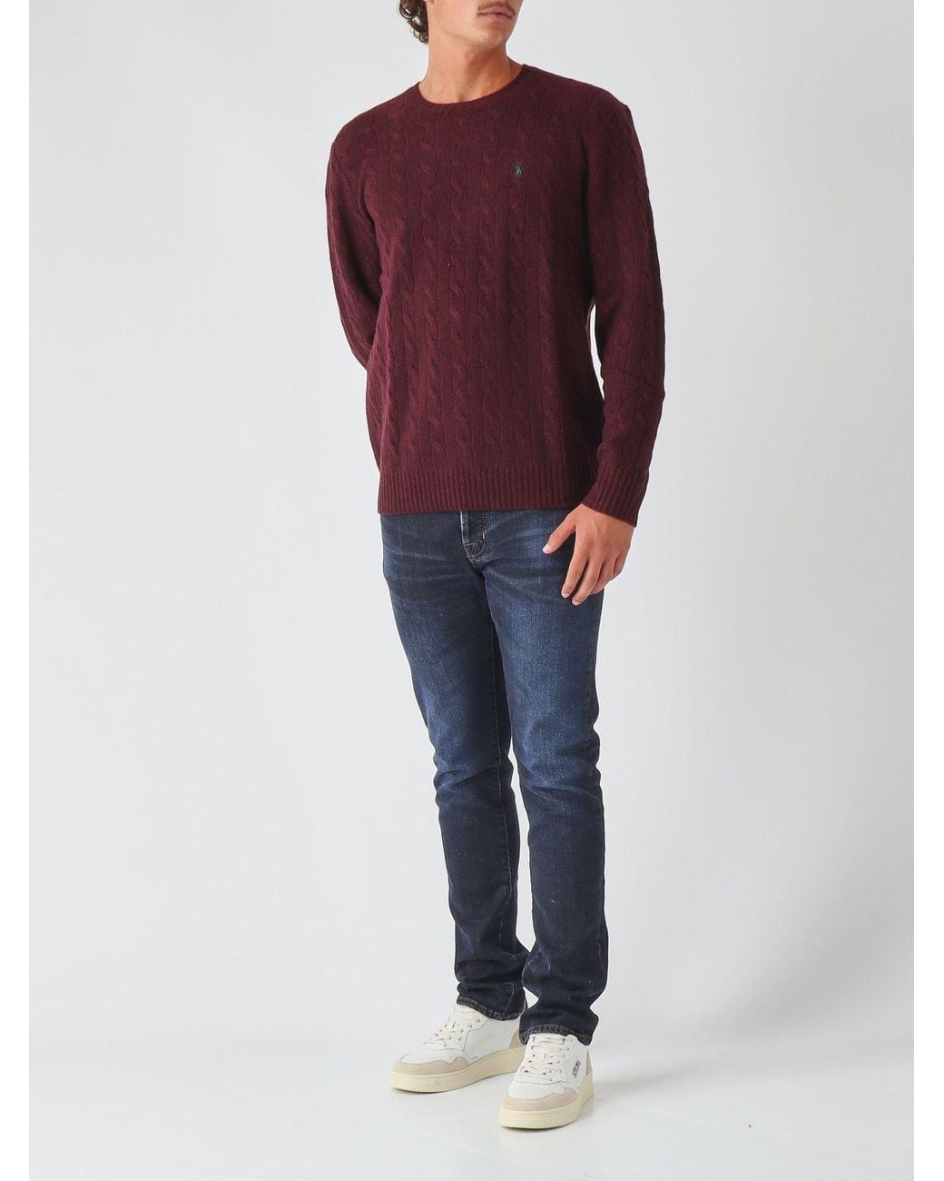 Polo Ralph Lauren Red Crewneck Jumper for men
