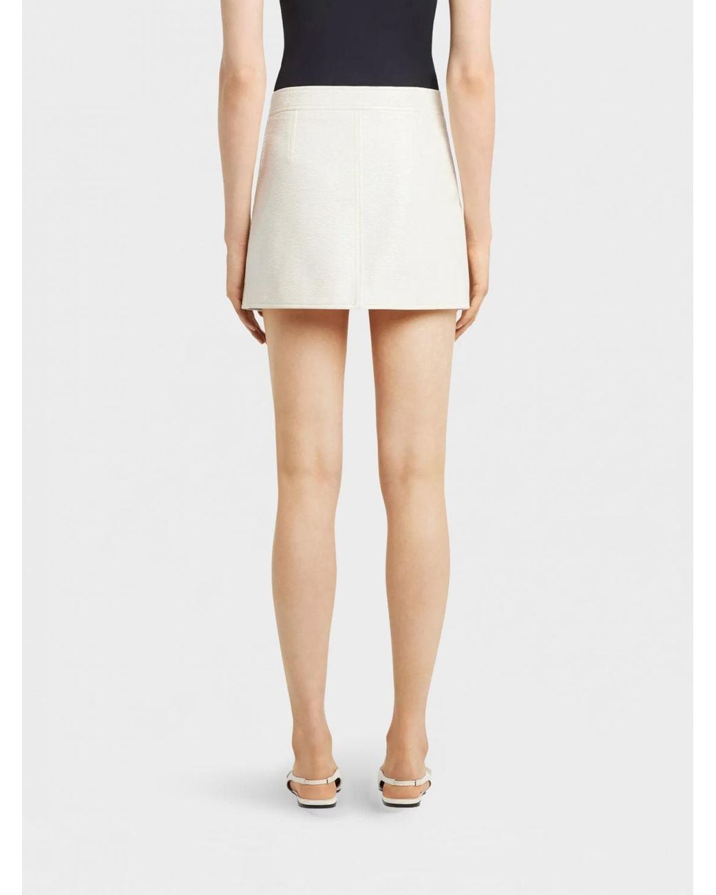 Courreges White CourrÈ Ges Skirt