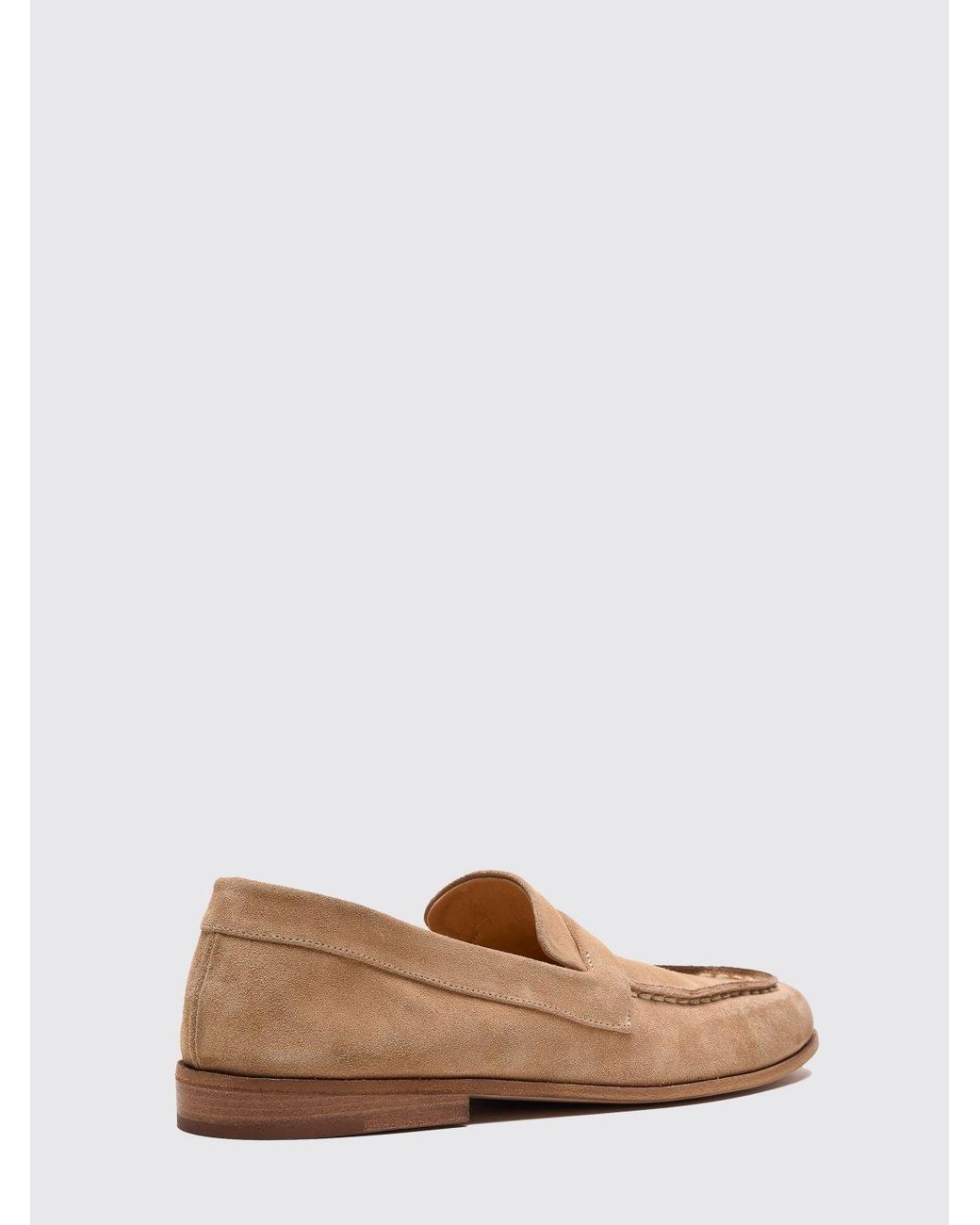 Marsèll White Mobasso Suede Loafers for men