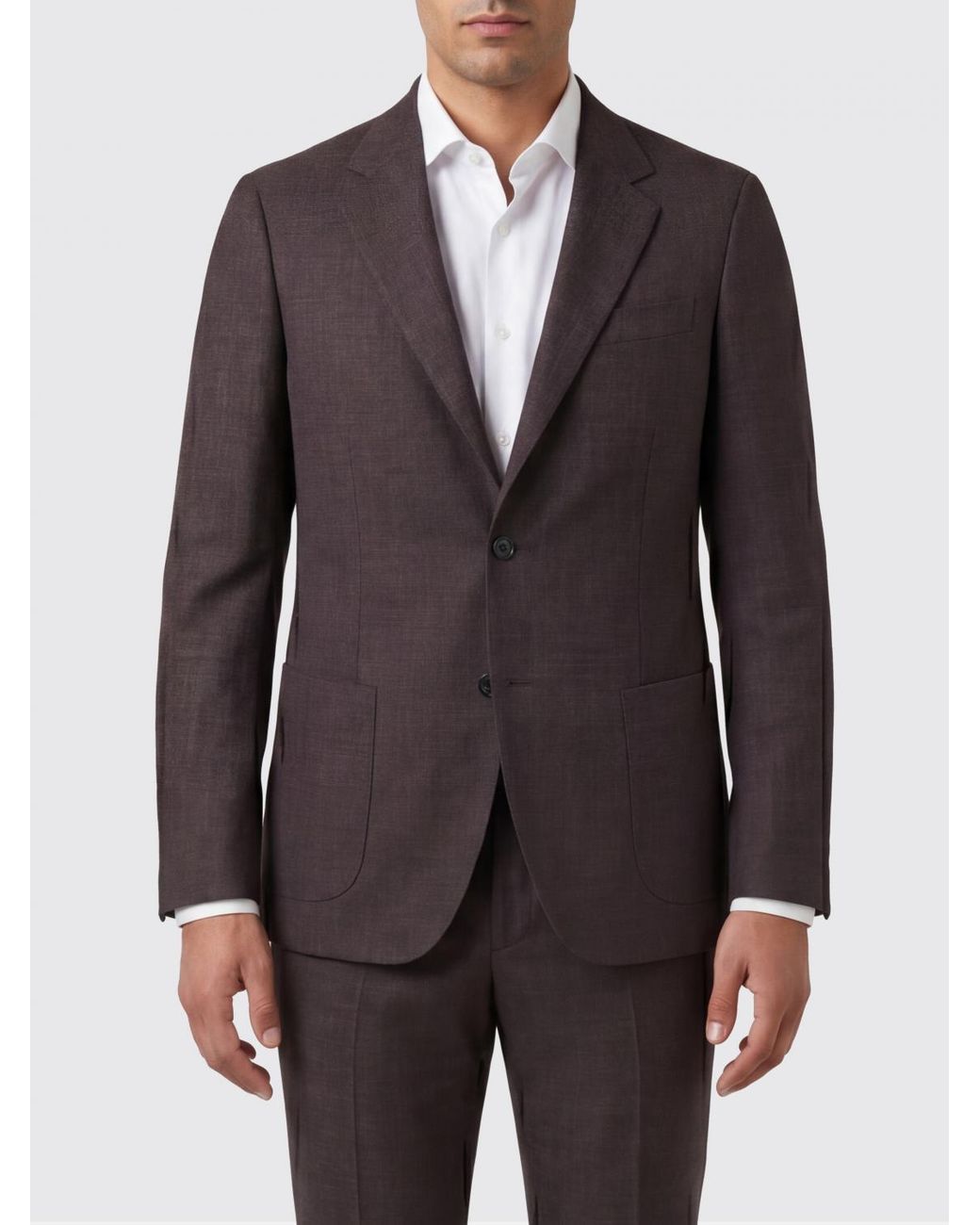 Lardini Gray Single-Breasted Blazer for men