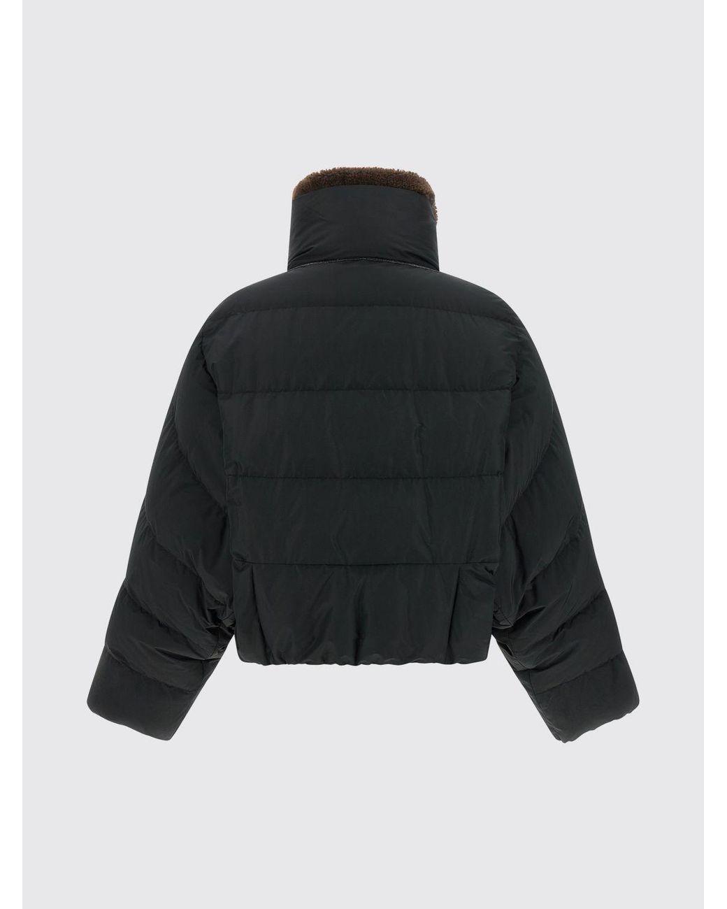 Brunello Cucinelli Blue Short Quilted Down Jacket
