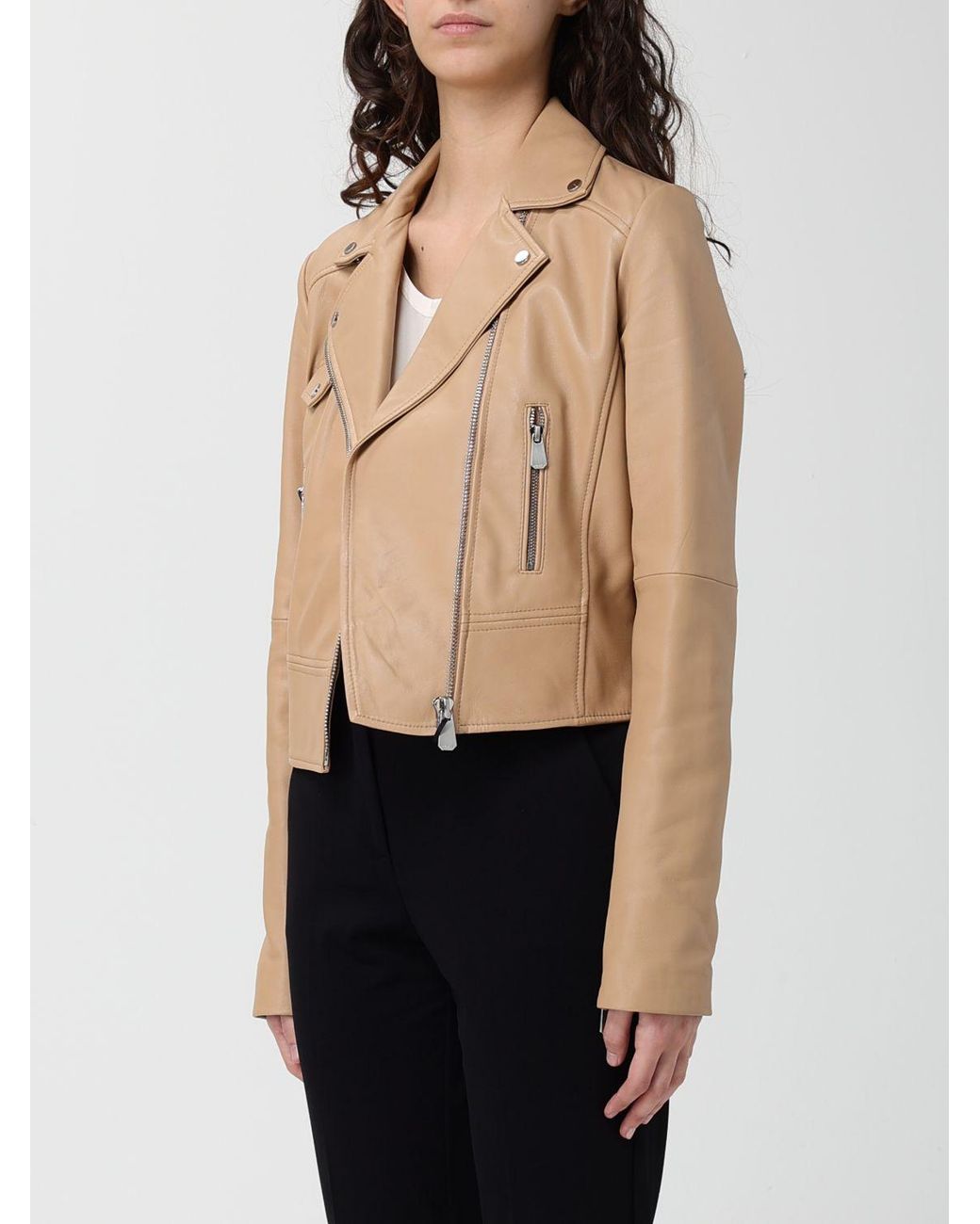 Chaqueta Biker De Piel Sintética Pinko de color Blue