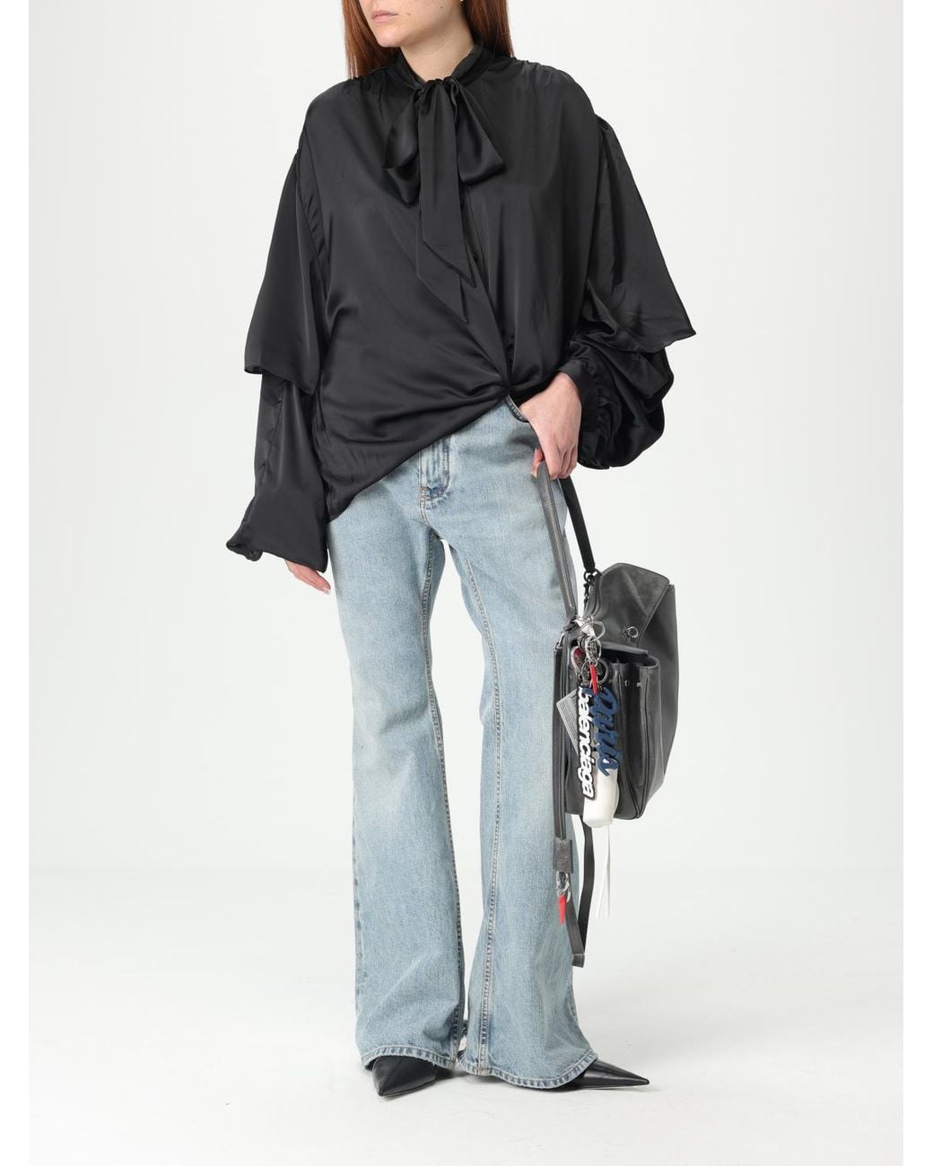 Balenciaga Black Blouses