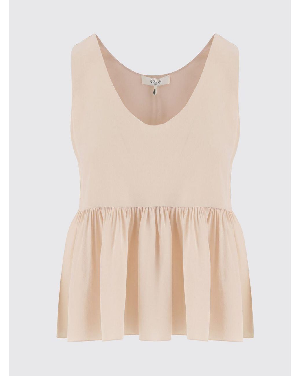 Chloé Natural ChloÉ Silk Top