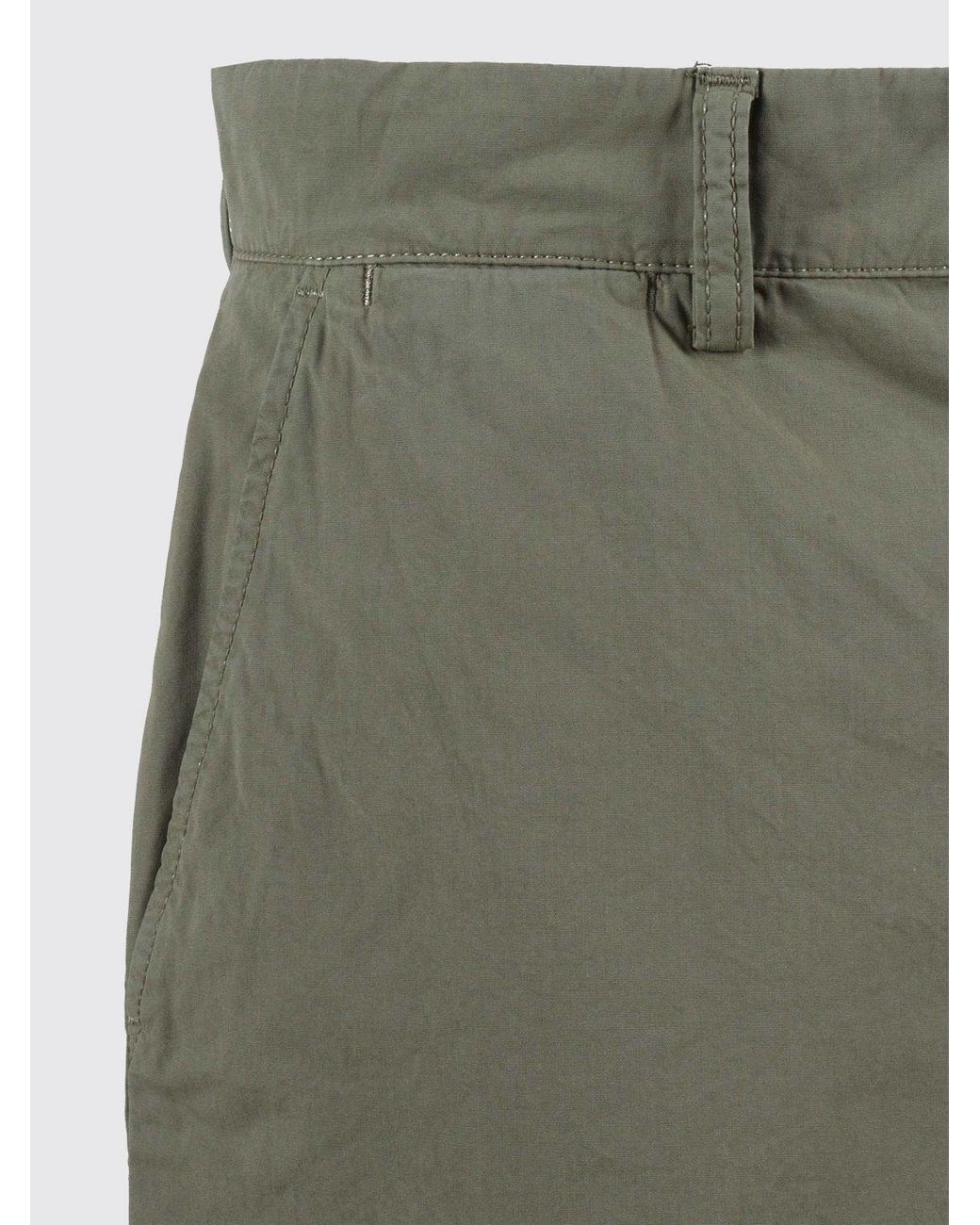 Sebago Green Cotton Chino Shorts for men