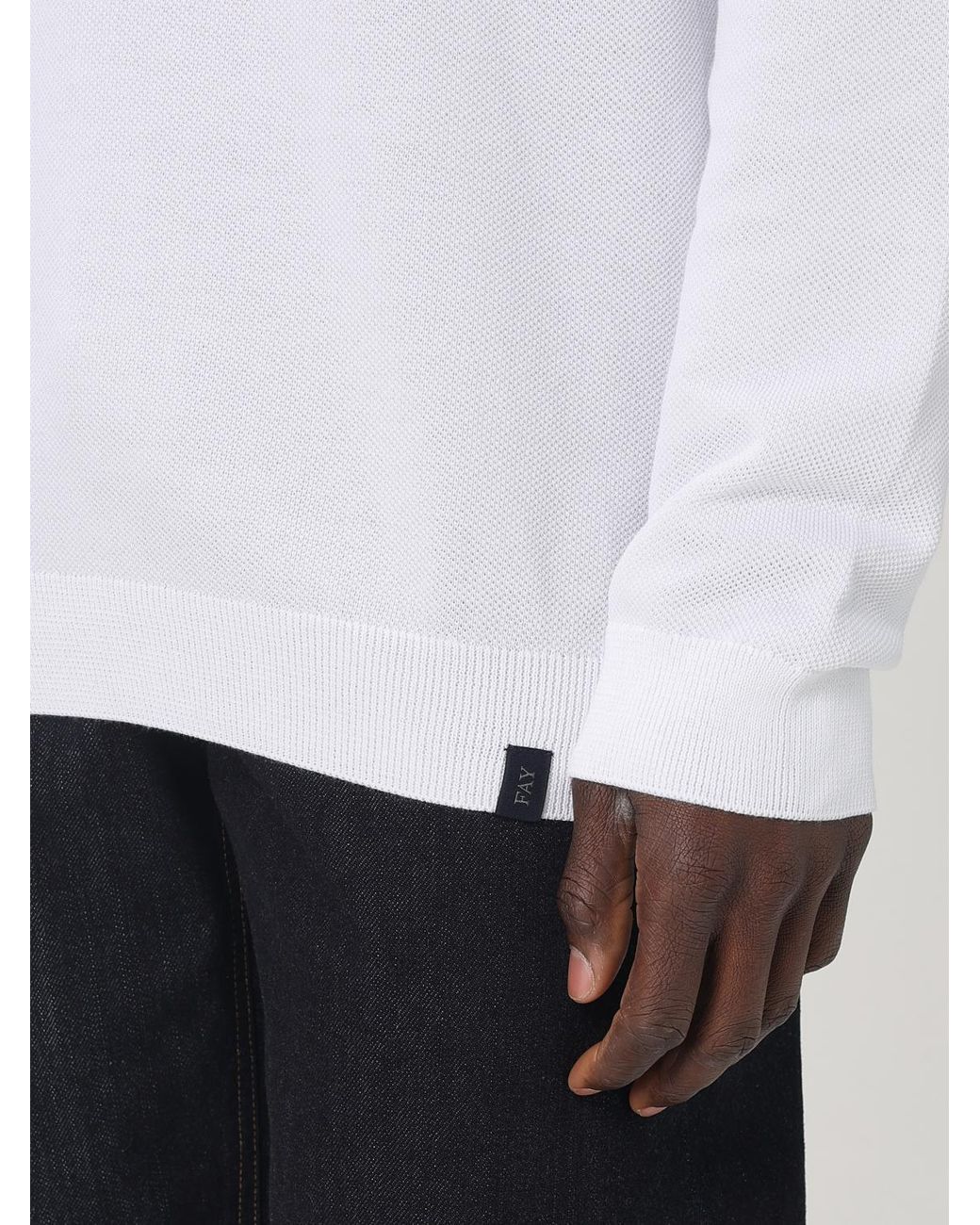 Jersey Hombre Fay de hombre de color White