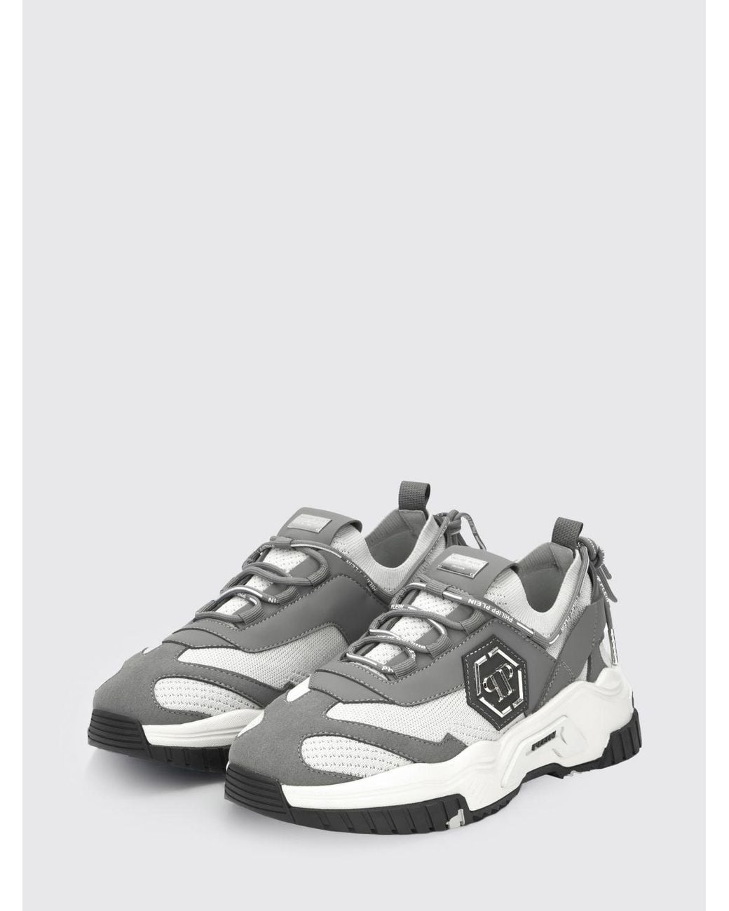 Philipp Plein White Low-Top Sneakers for men
