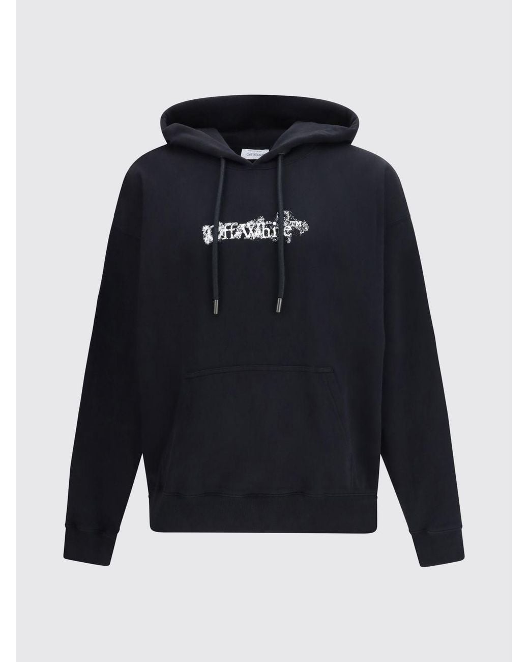 Off-White c/o Virgil Abloh Blue Cotton Hoodie for men
