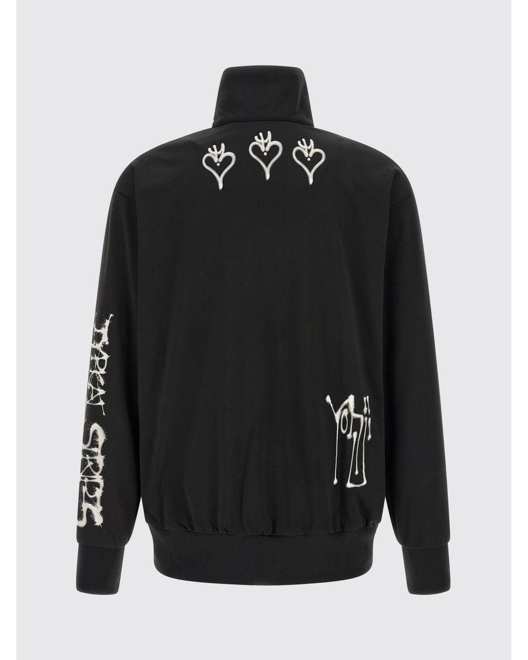 Y-3 Blue High Neck Zip-Up Track Jacket for men