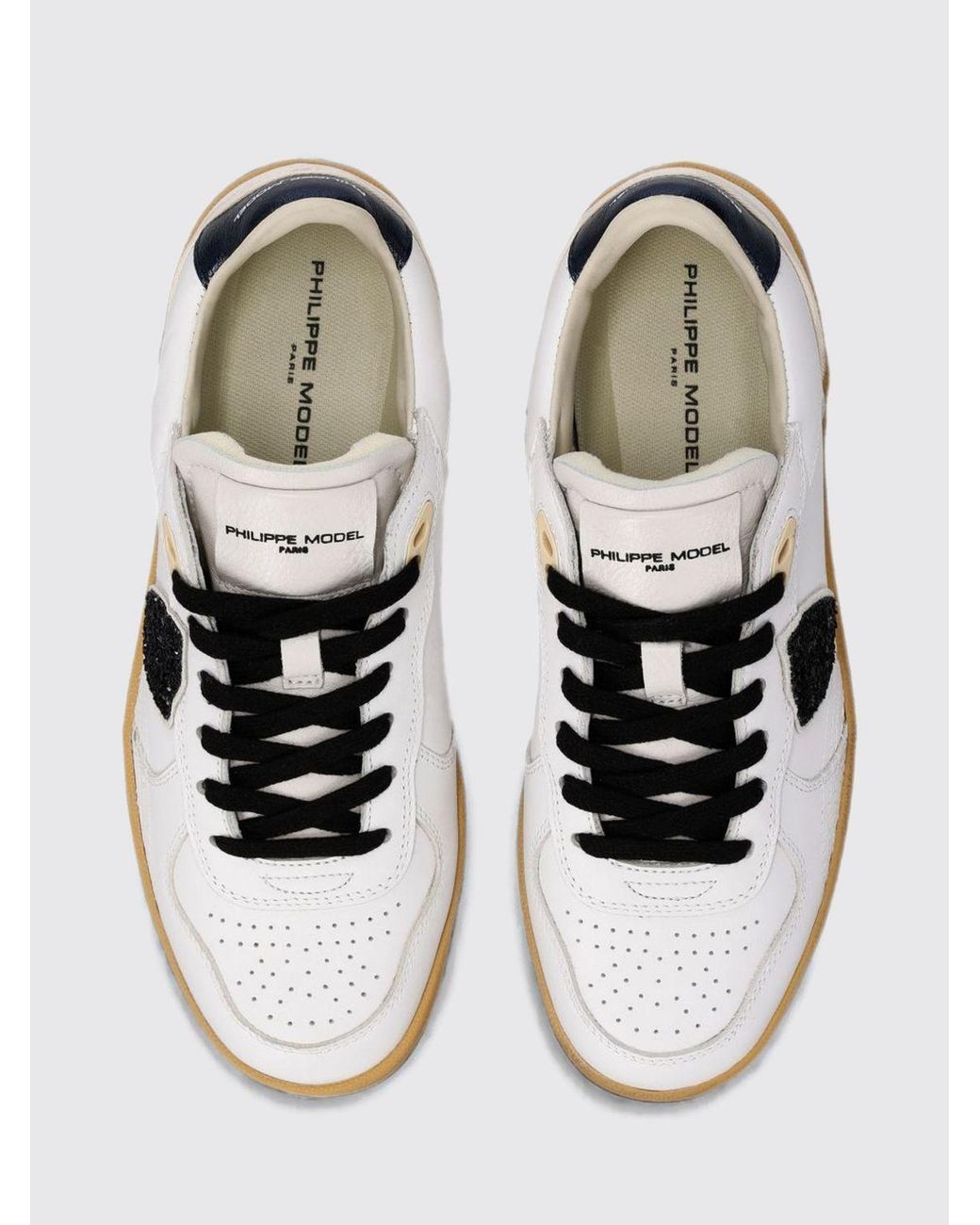 Philippe Model White Pgal Suede Low-Top Sneakers With Animal Print