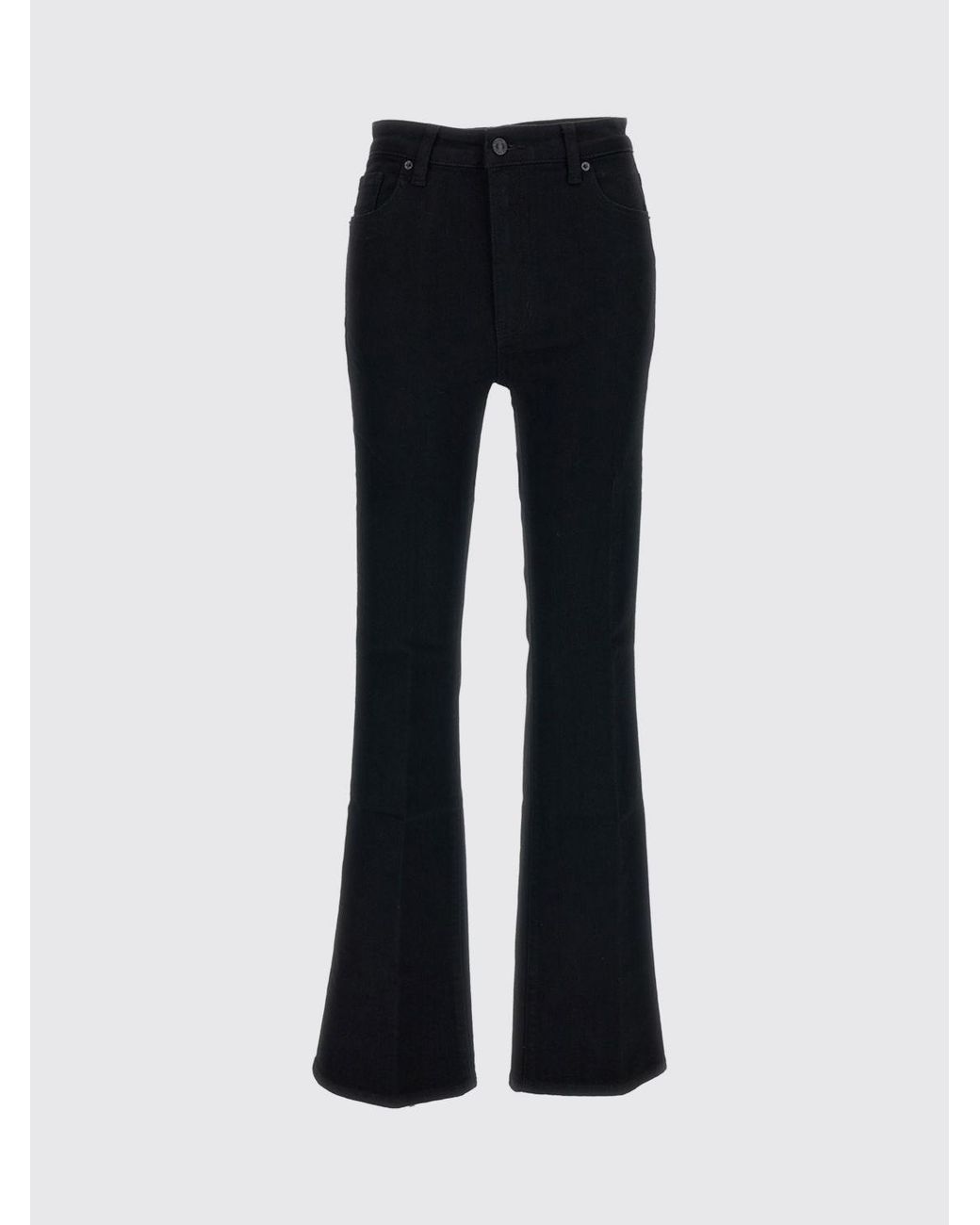 FRAME Black The Reboot High-Waist Flared-Fit Jeans